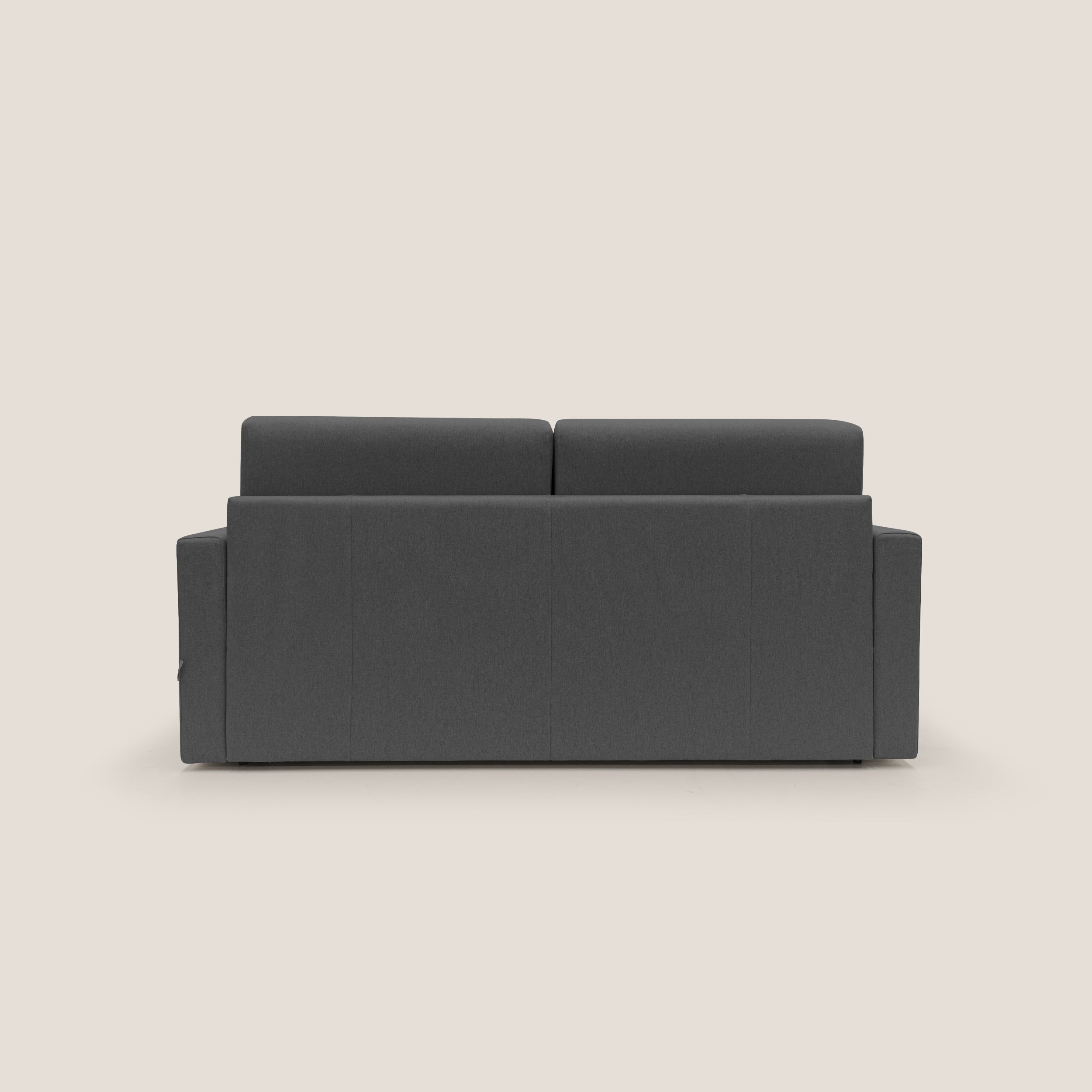 Chris Divano letto matrimoniale in tessuto impermeabile T13 antracite - divani.store