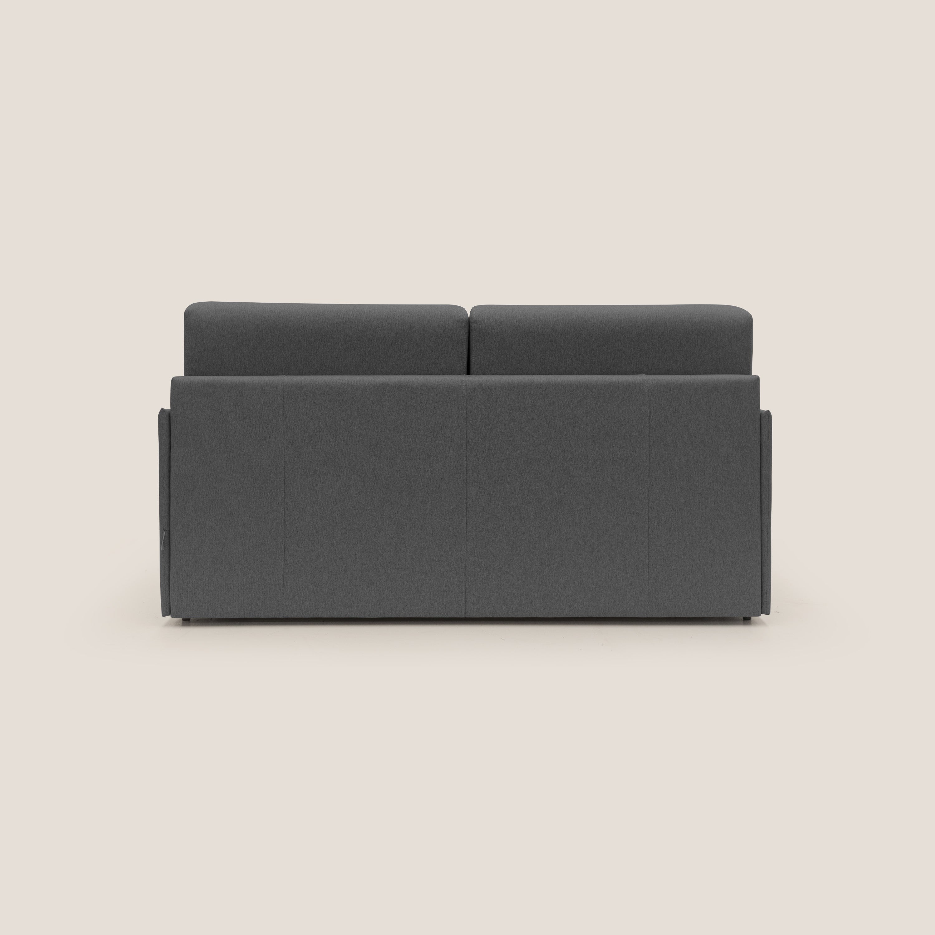 Evans Divano letto matrimoniale in tessuto impermeabile T13 antracite - divani.store