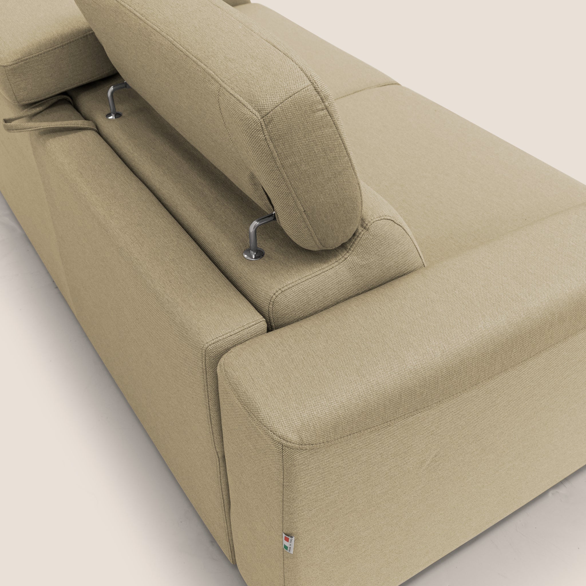 Poseidon divano letto + relax elettrico in tessuto smacchiabile impermeabile T05