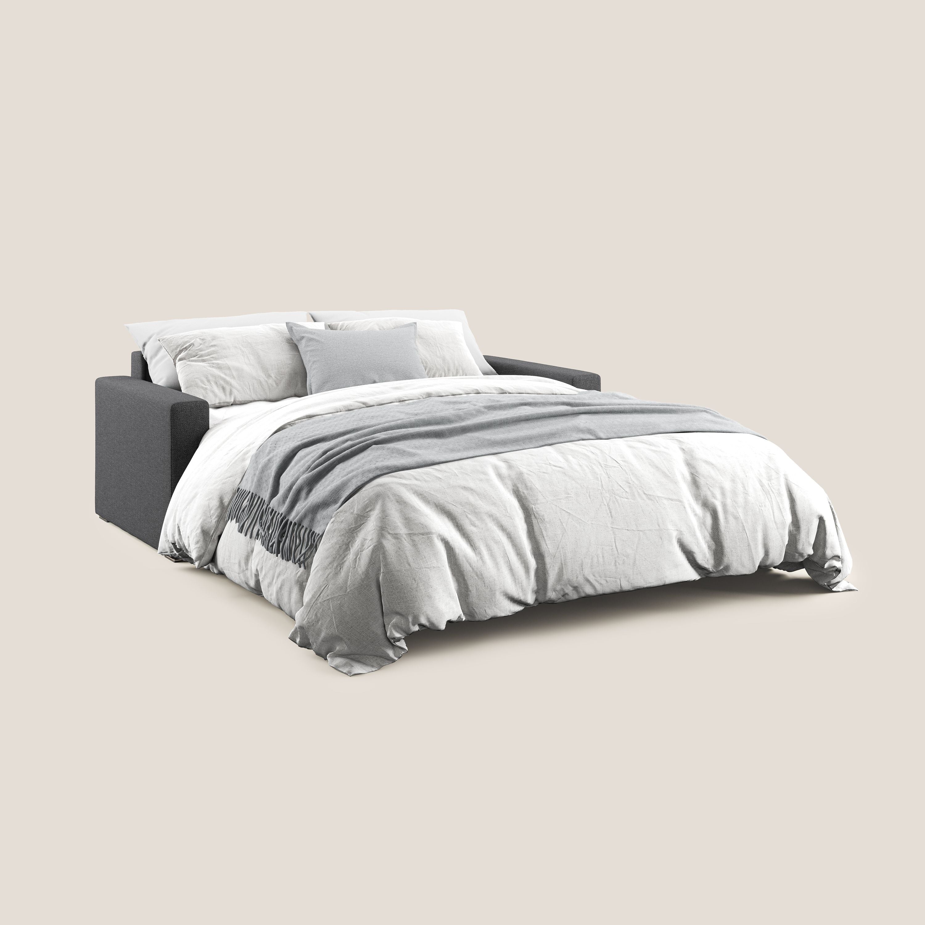 Best Divano letto matrimoniale in tessuto smacchiabile QuickClean T08 antracite - divani.store