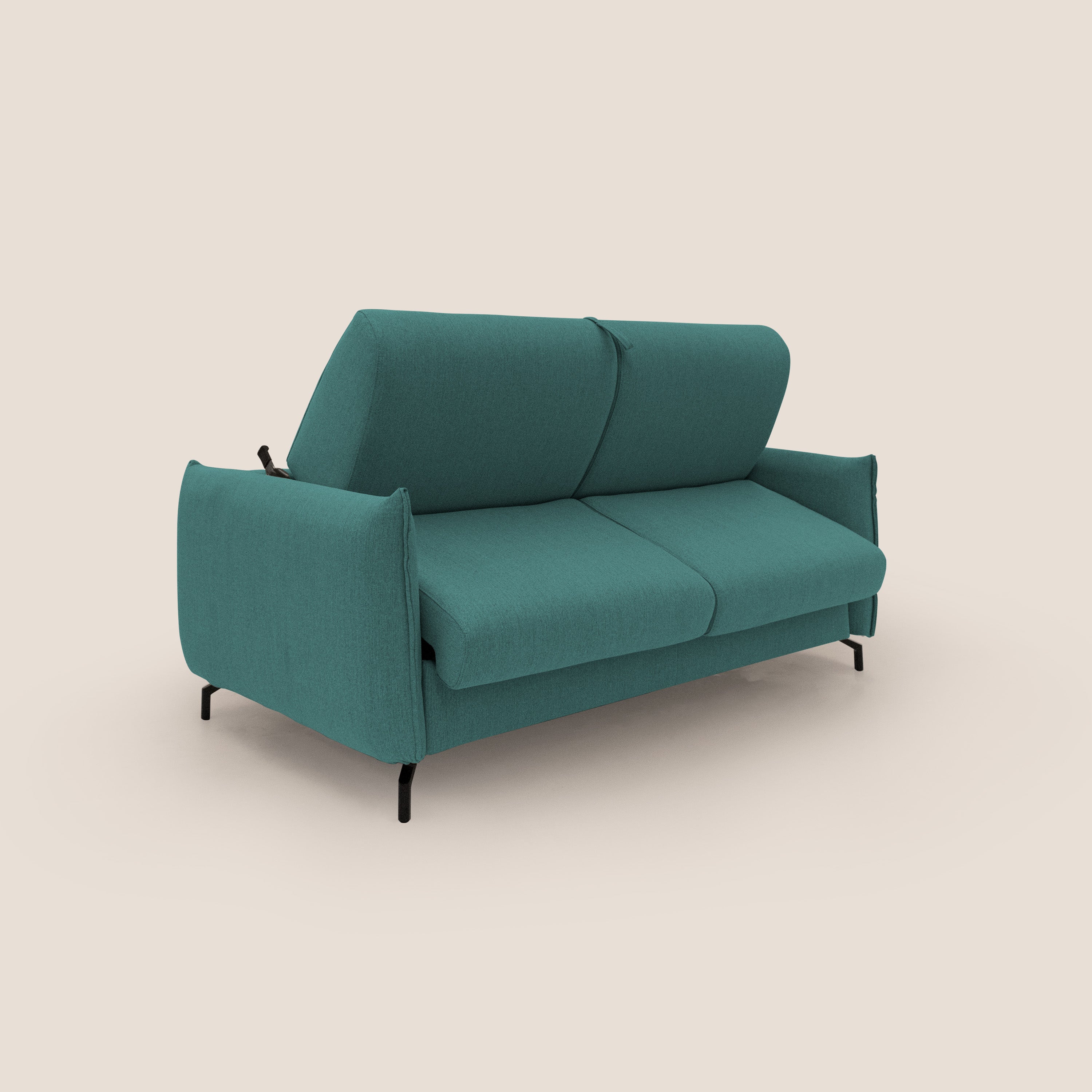 Scarlet divano letto in tessuto misto cotone impermeabile T19 petrolio