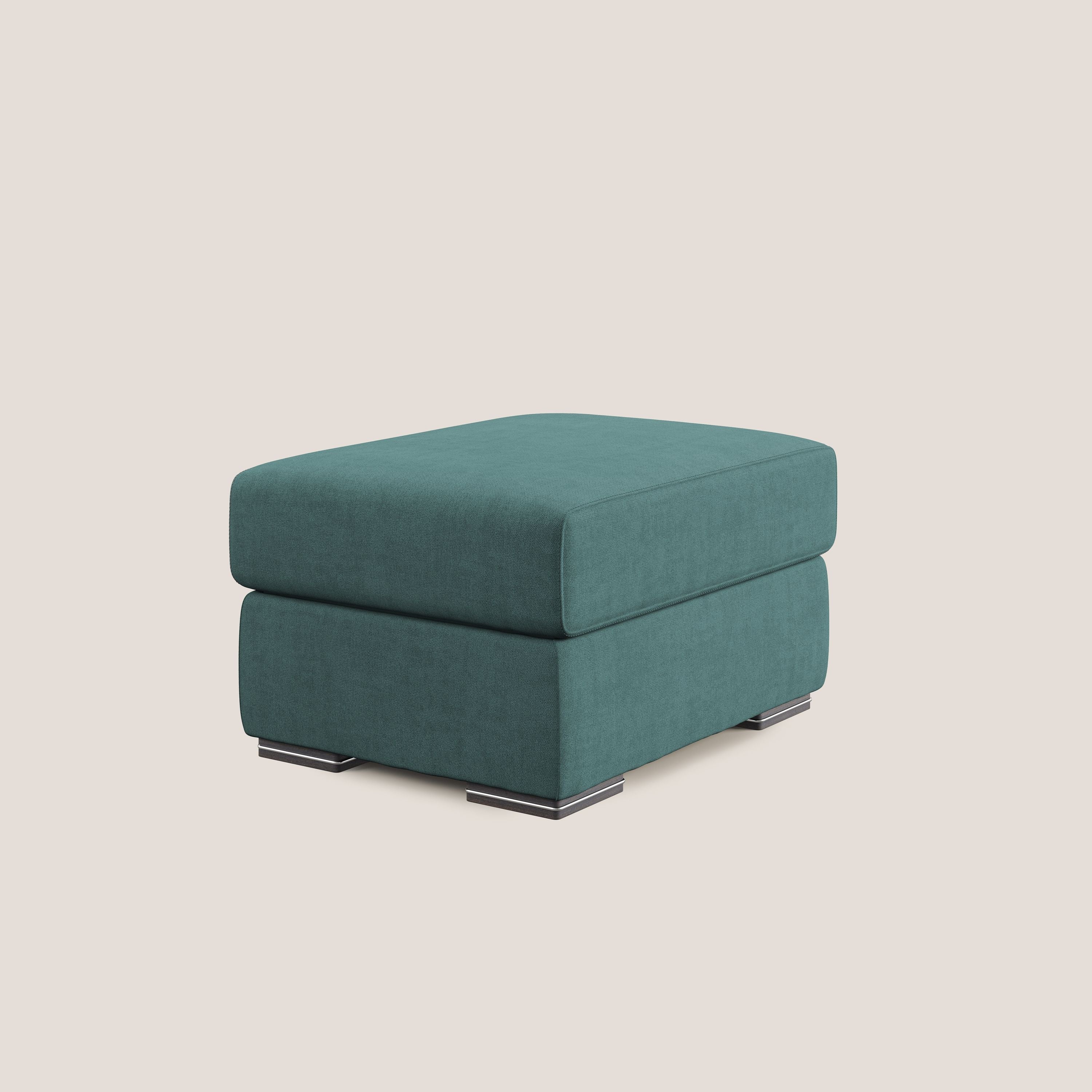 Sun pouf apribile contenitore in tessuto impermeabile T02 petrolio - divani.store