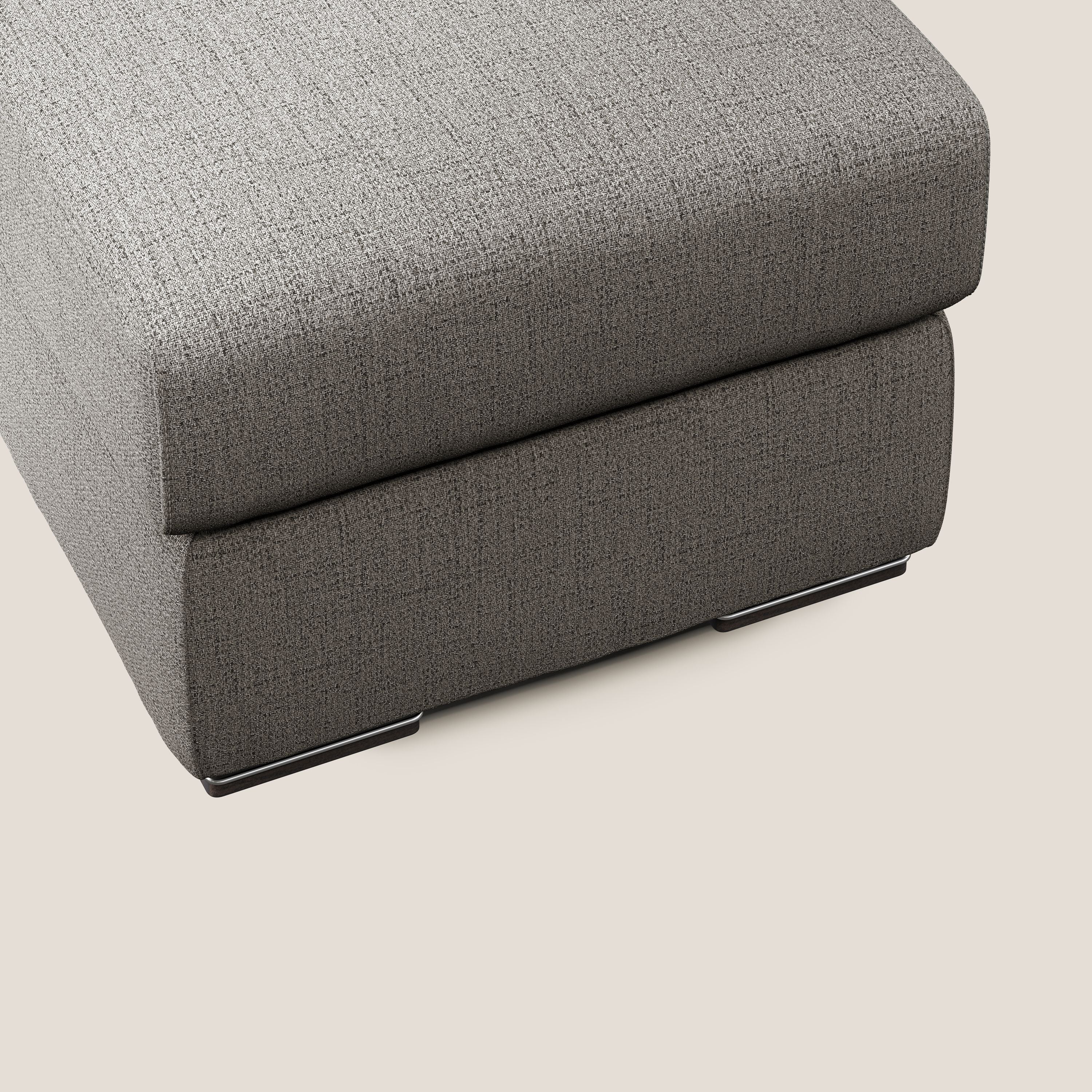 Sun pouf apribile contenitore in tessuto impermeabile fiammato T03 talpa - divani.store
