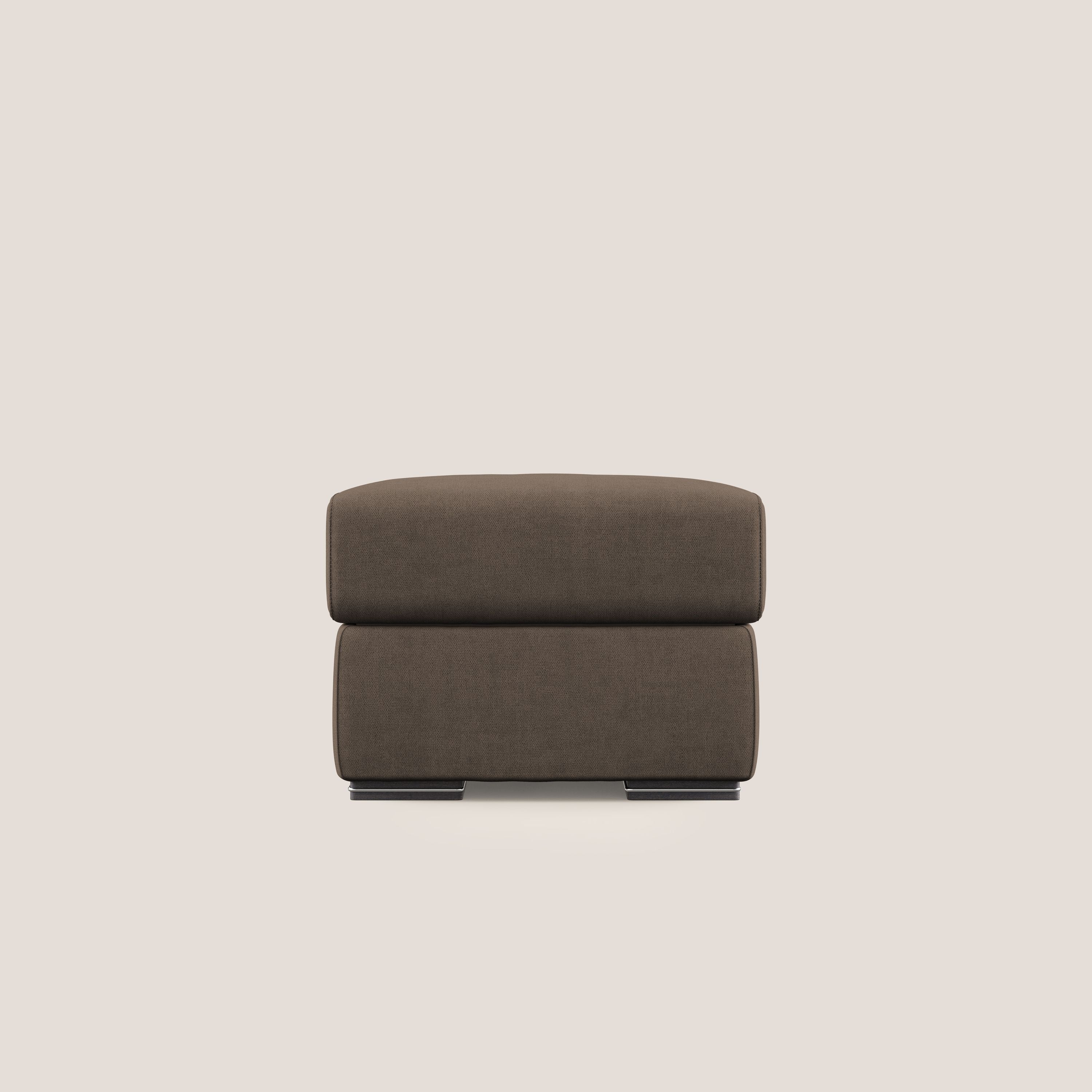 Sun pouf apribile contenitore in tessuto impermeabile T02 marrone - divani.store
