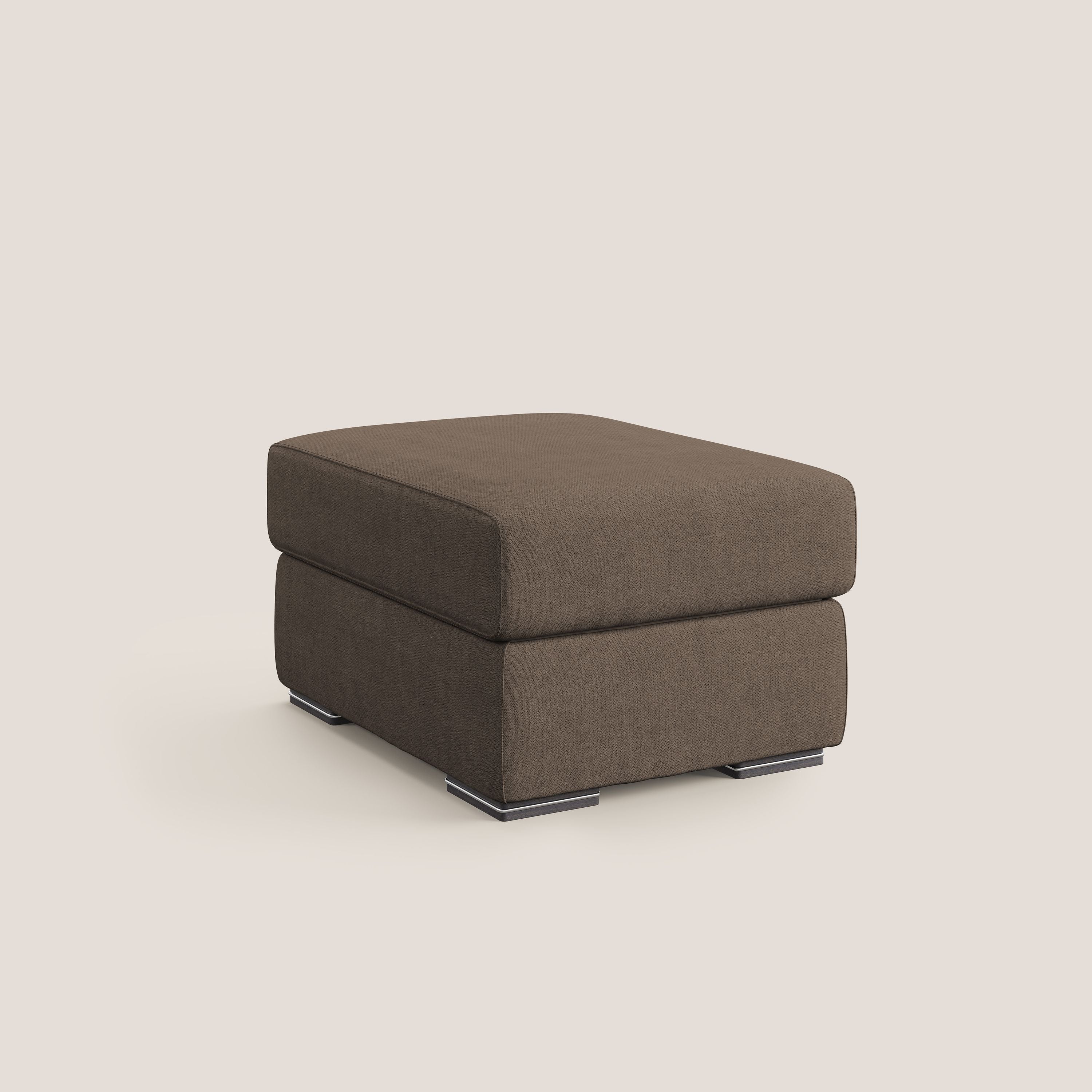 Sun pouf apribile contenitore in tessuto impermeabile T02 marrone - divani.store