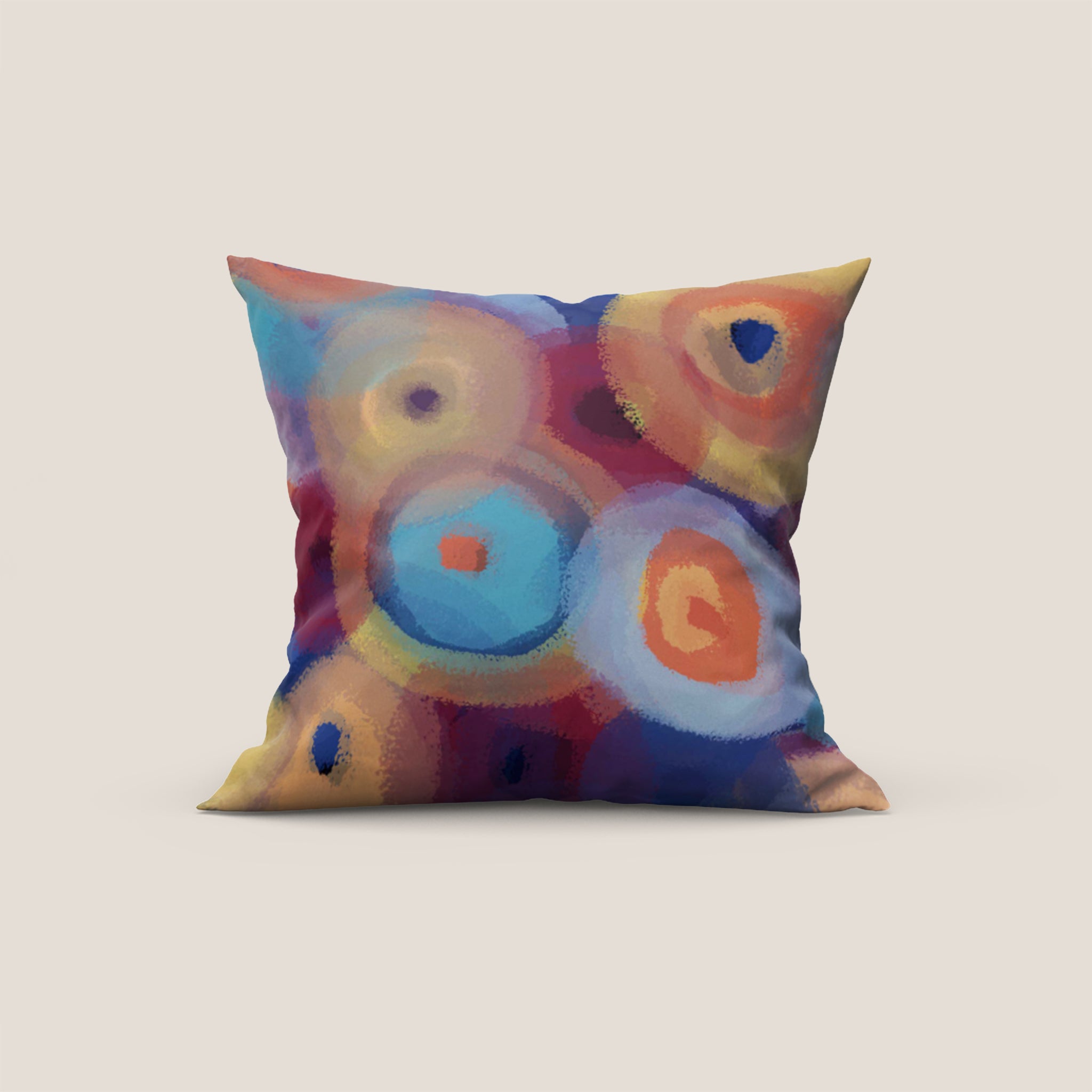 Brush-circle collezione cuscini a fantasie multicolor in velluto impermeabile
