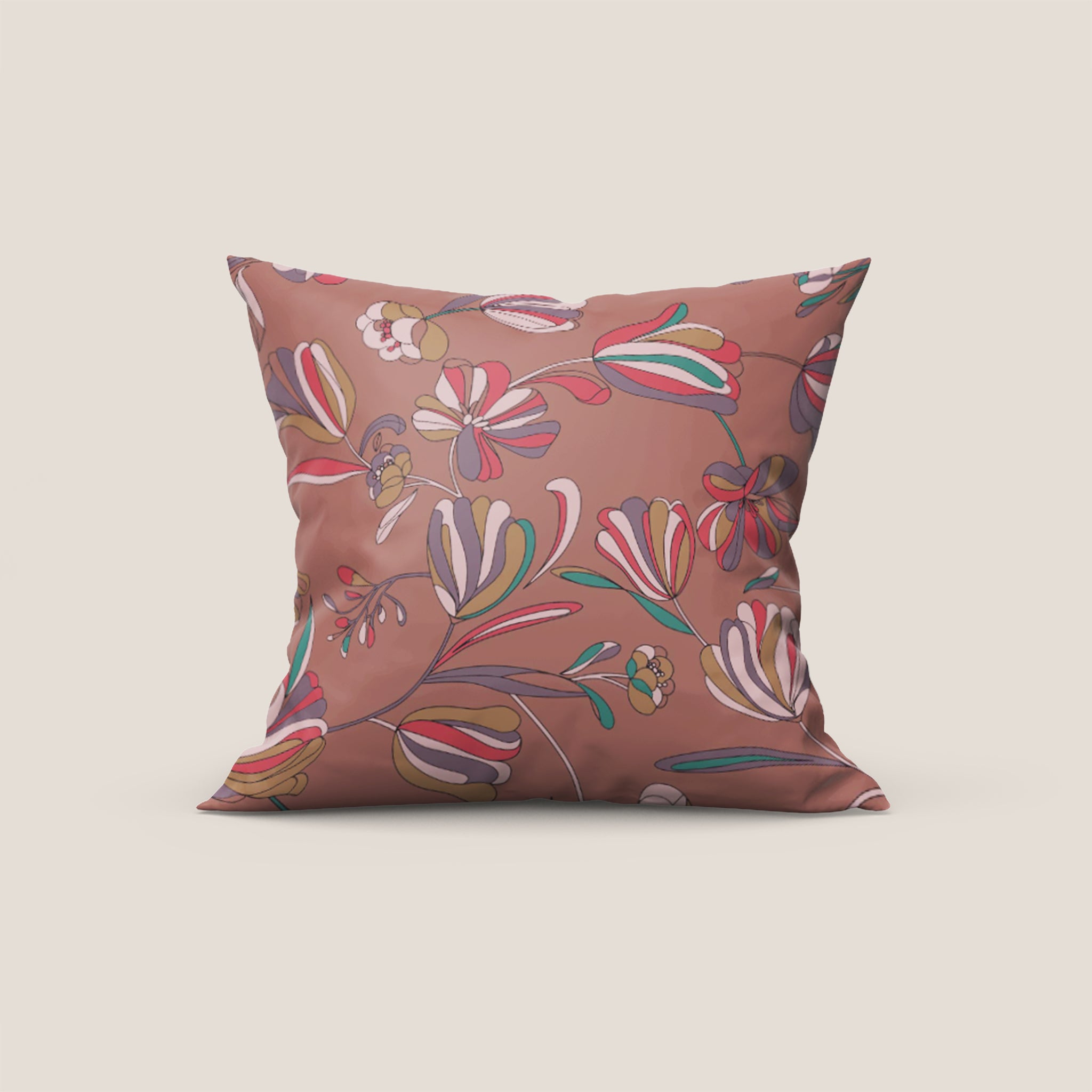 Omika collezione cuscini a fantasie multicolor in velluto impermeabile