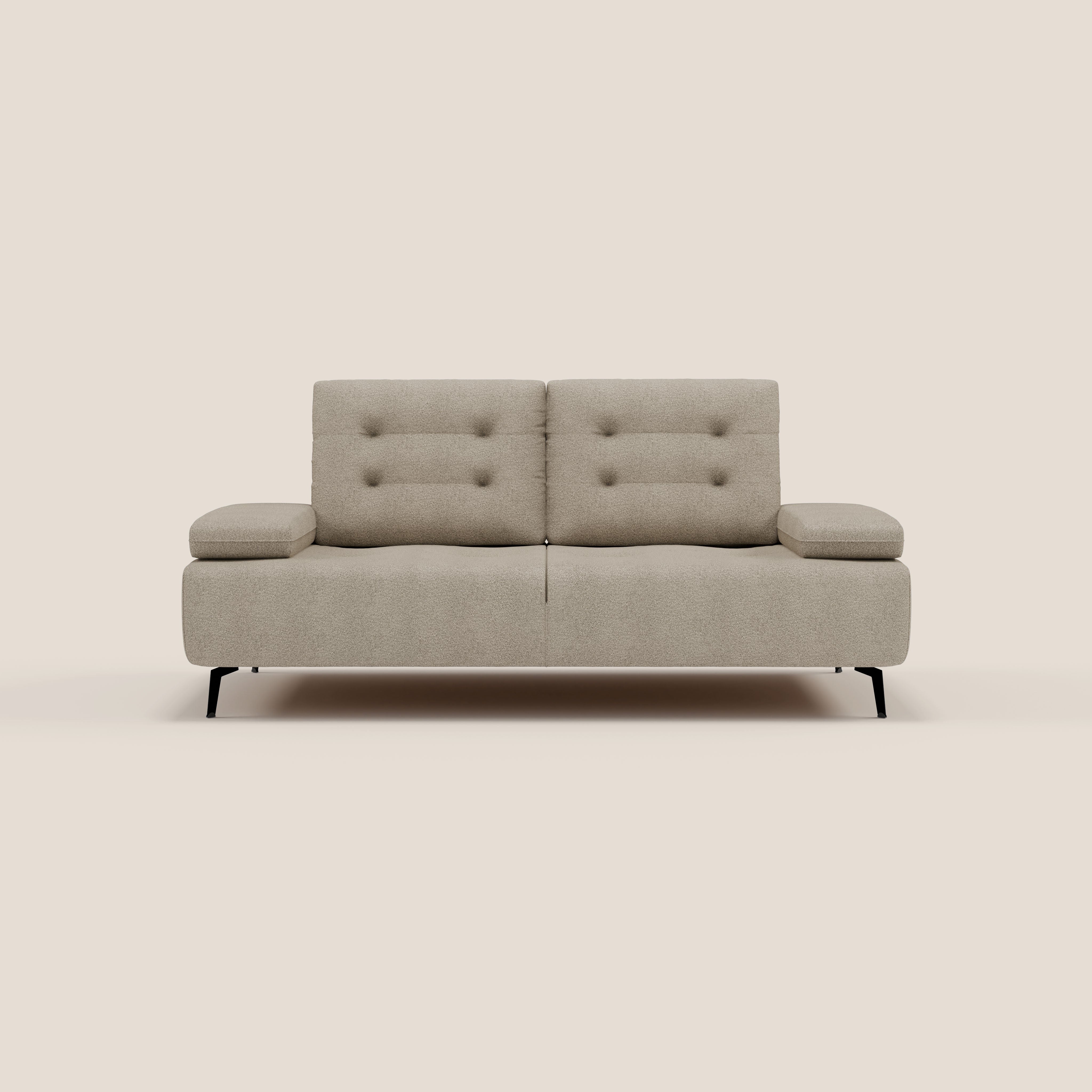 Divano Letto 3 In 1 Loveseat - Schienale Regolabile, USB, Tasche Braccioli, Dimensioni 142x85x83 Cm (beige)