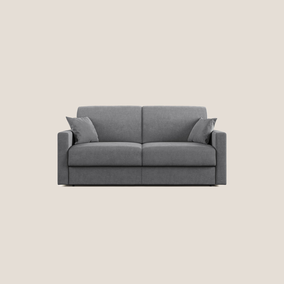 dimensioni divano 3 posti Chris Divano letto in microfibra smacchiabile T11 grigio