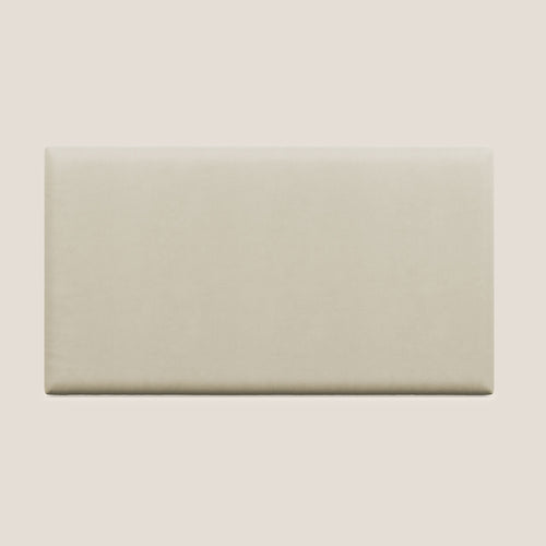 Testata pannello a muro piccola di varie dimensioni in microfibra smacchiabile T11 panna - divani.store