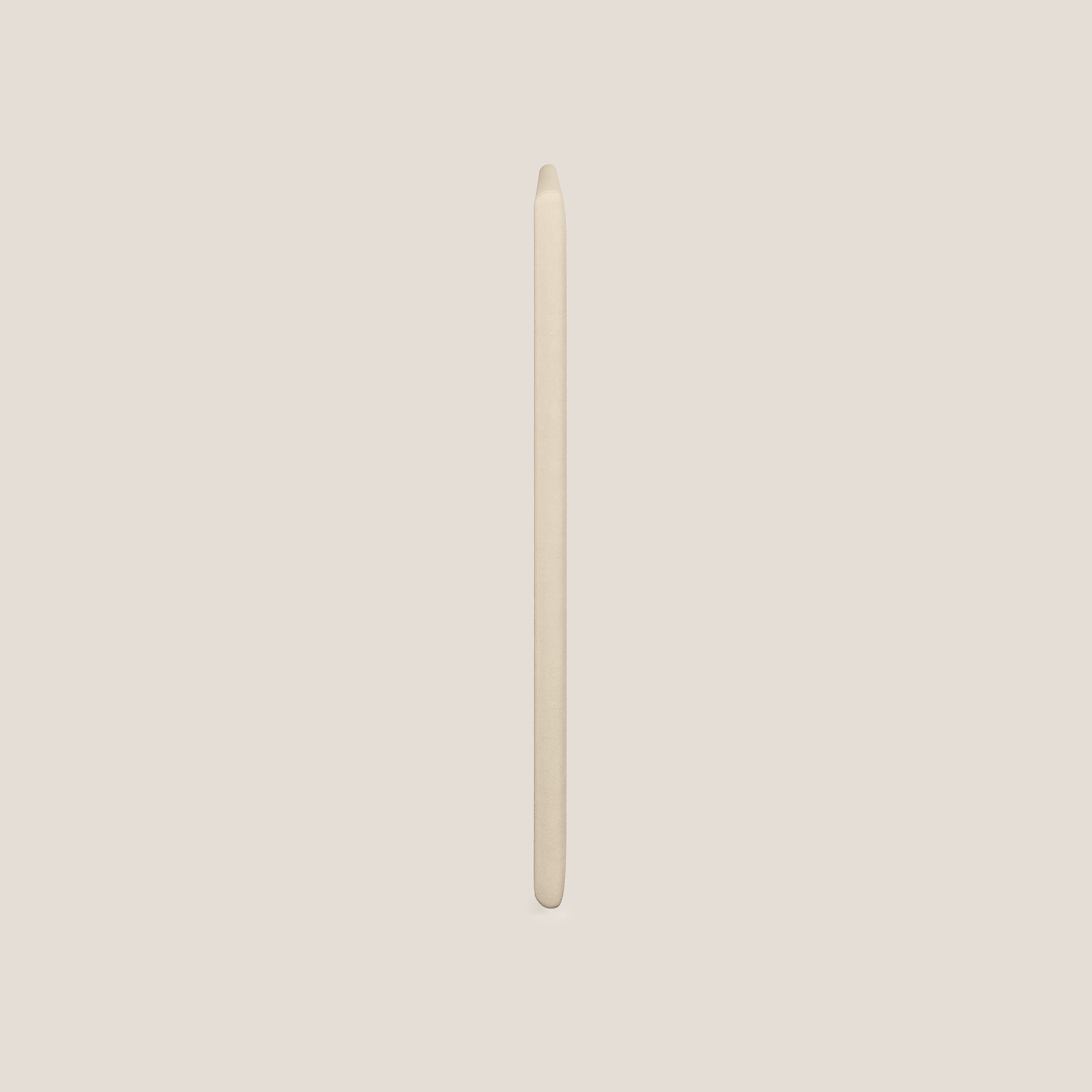 Testata pannello a muro media di varie dimensioni in microfibra smacchiabile T11 tortora - divani.store