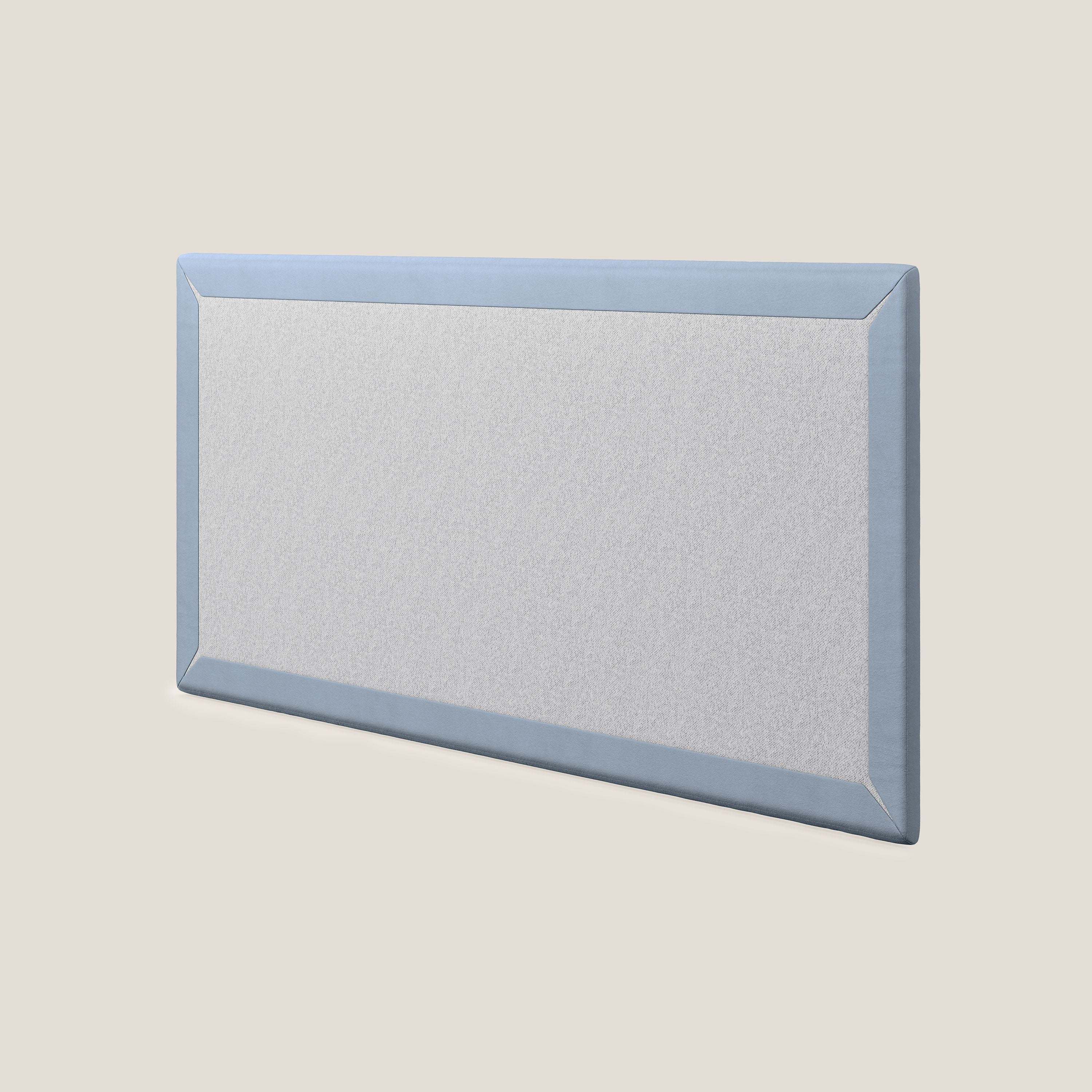 Testata pannello a muro piccola di varie dimensioni in microfibra smacchiabile T11 carta da zucchero - divani.store