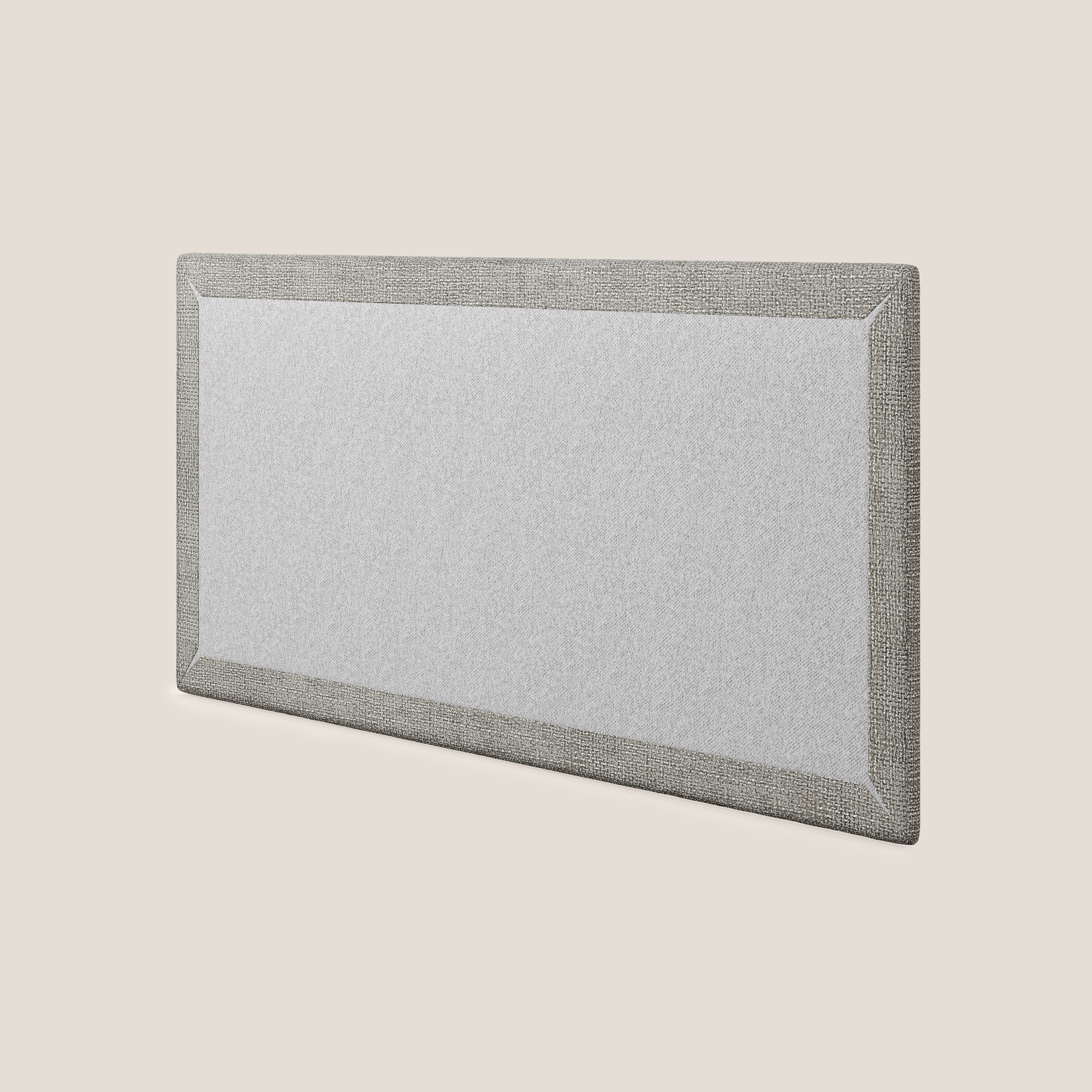 Testata pannello a muro piccola di varie dimensioni in morbido tessuto impermeabile T10 talpa - divani.store