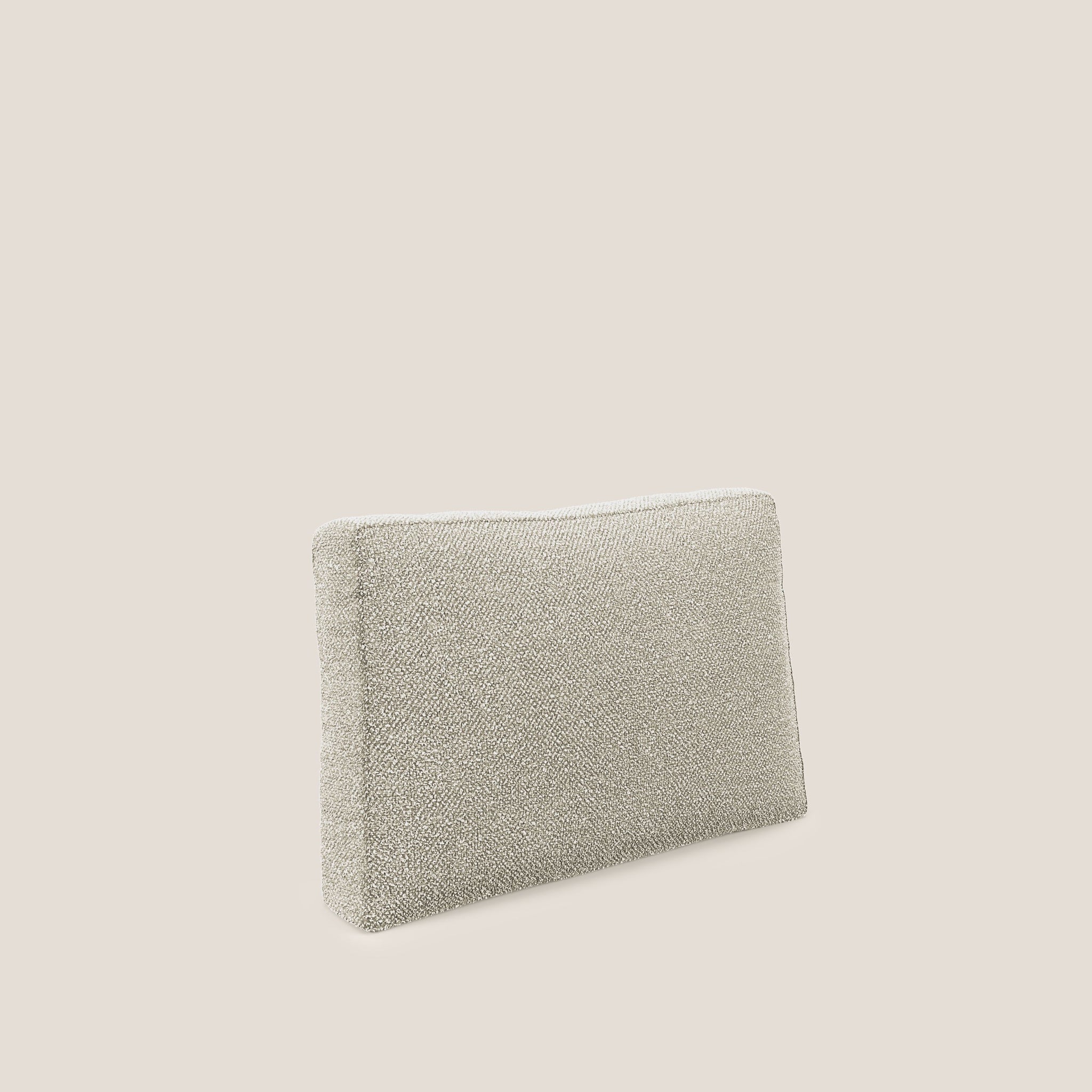 Nettuno cuscino schienale realizzato in tessuto bouclè impermeabile T07