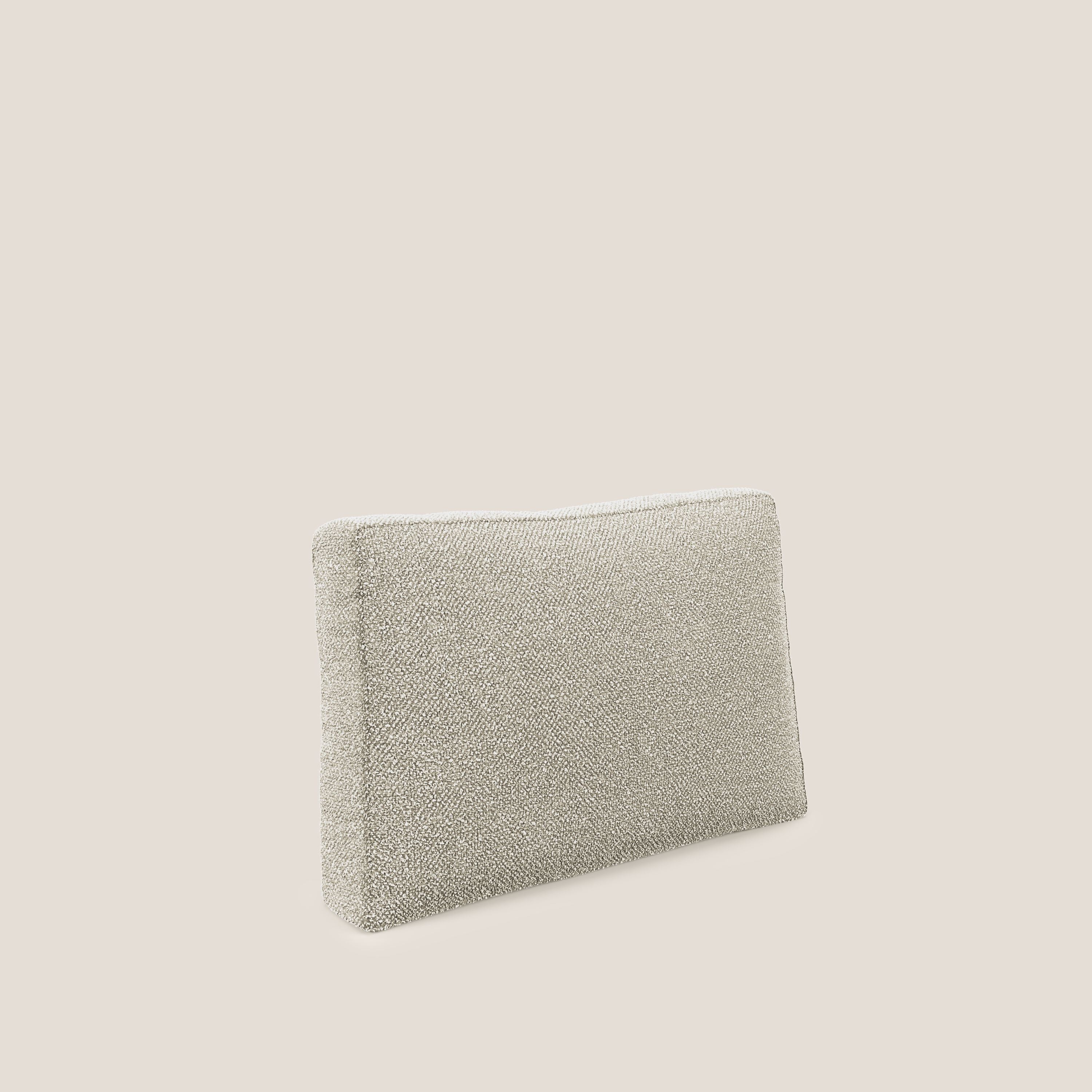 Nettuno cuscino schienale realizzato in tessuto bouclè impermeabile T07 beige - divani.store