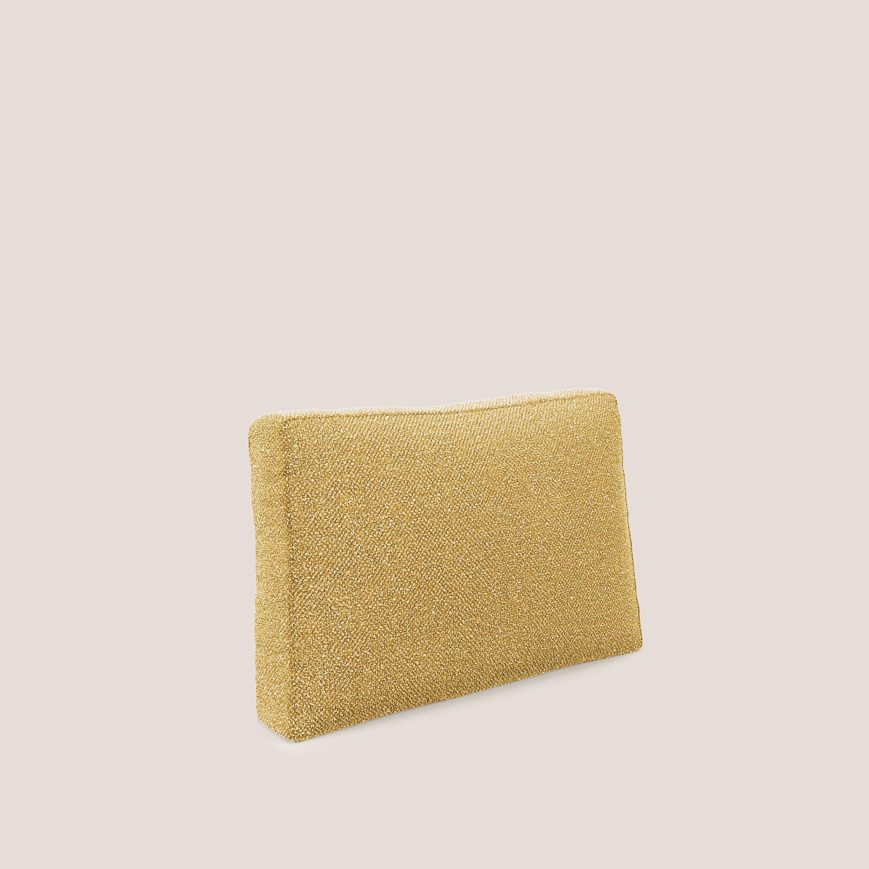 Nettuno cuscino schienale realizzato in tessuto bouclè impermeabile T07 giallo - divani.store