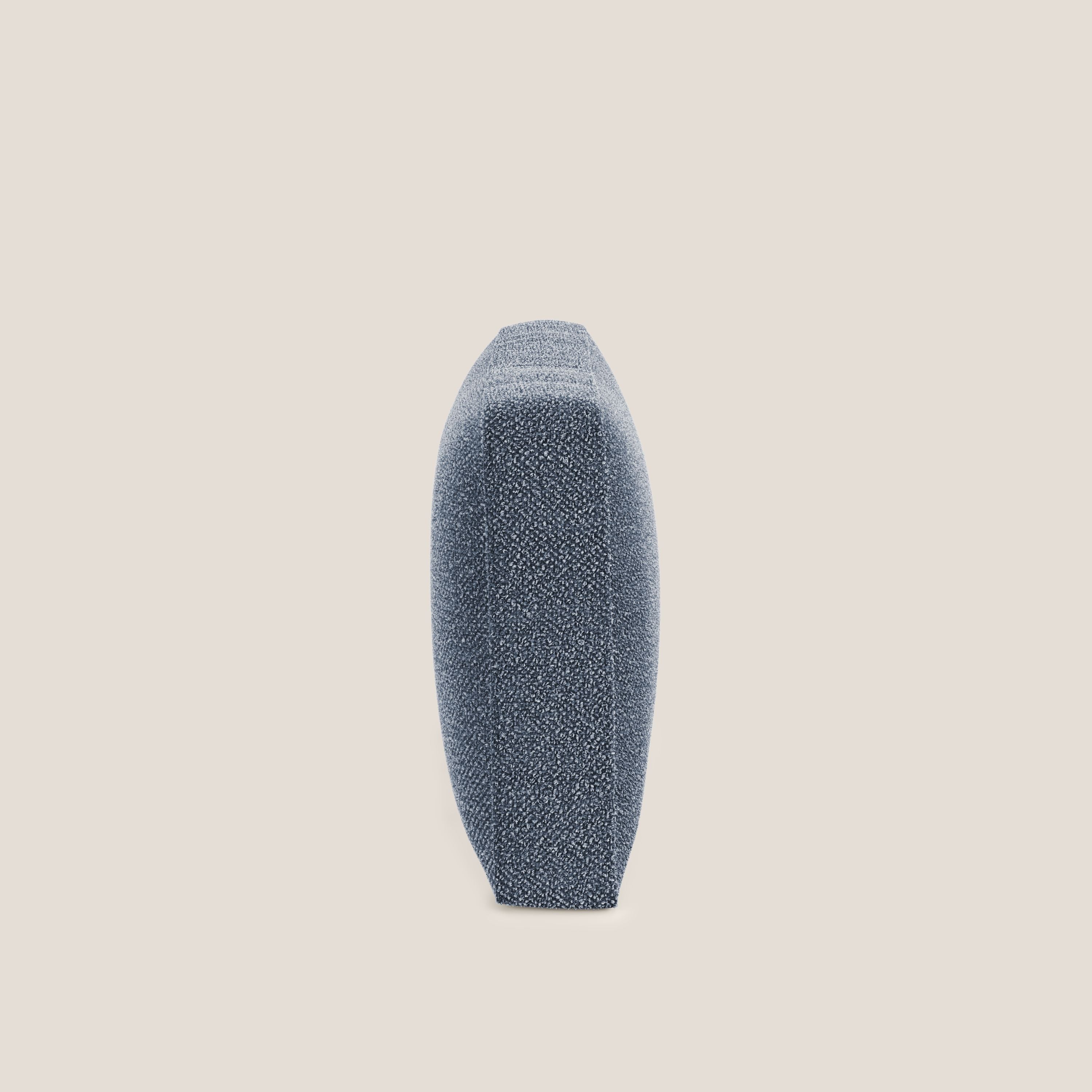 Nettuno cuscino schienale realizzato in tessuto bouclè impermeabile T07 blu - divani.store