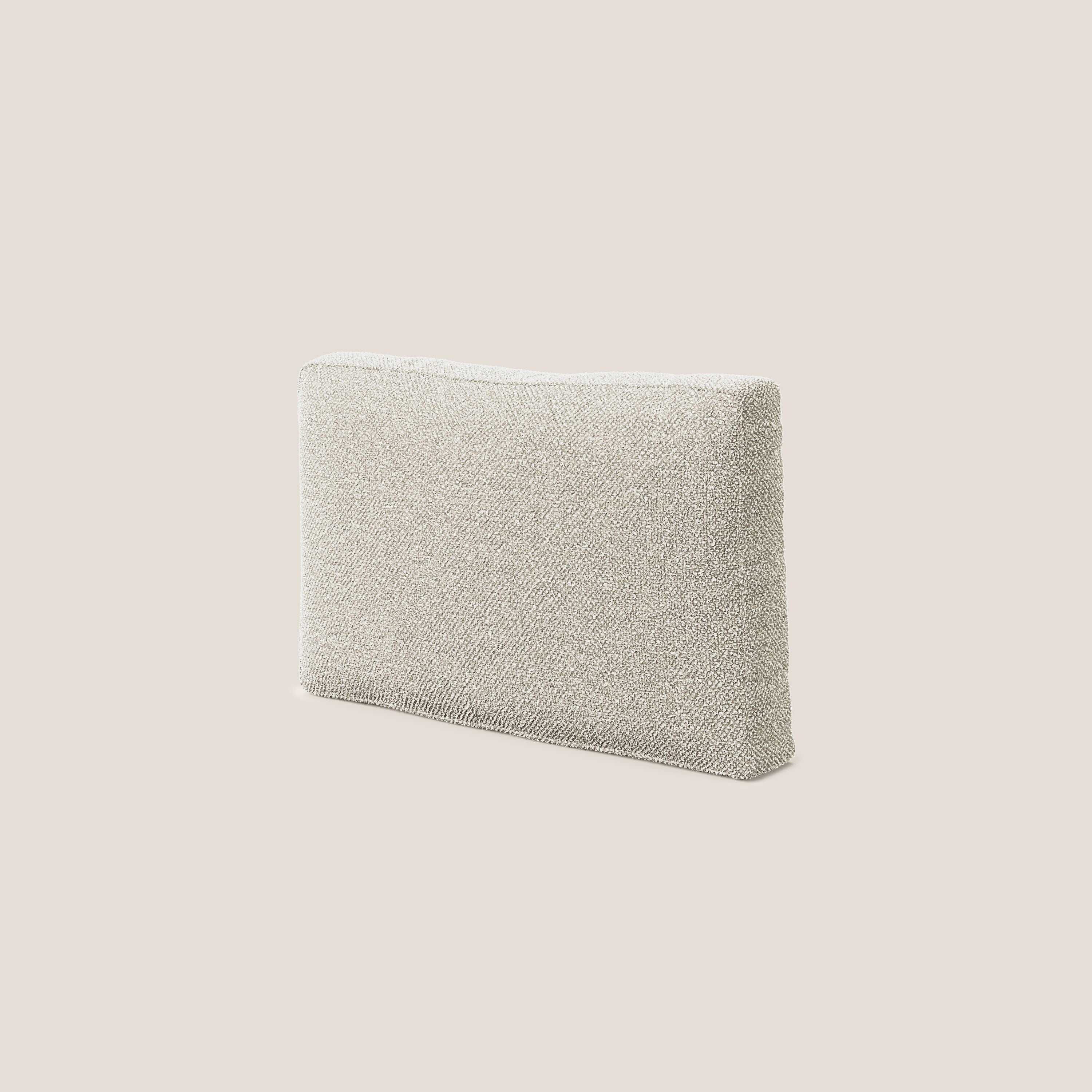Nettuno cuscino schienale realizzato in tessuto bouclè impermeabile T07 beige - divani.store