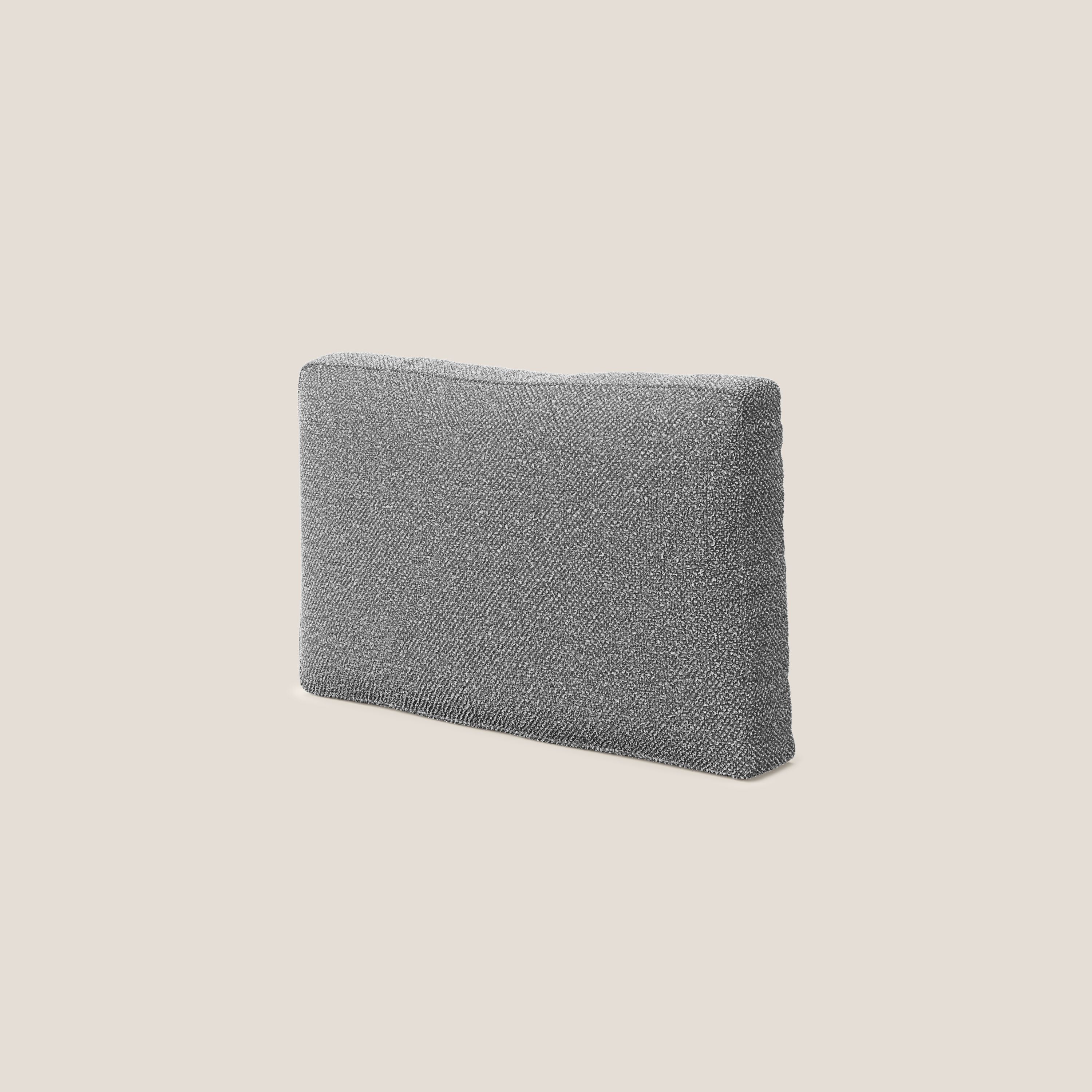 Nettuno cuscino schienale realizzato in tessuto bouclè impermeabile T07 antracite - divani.store