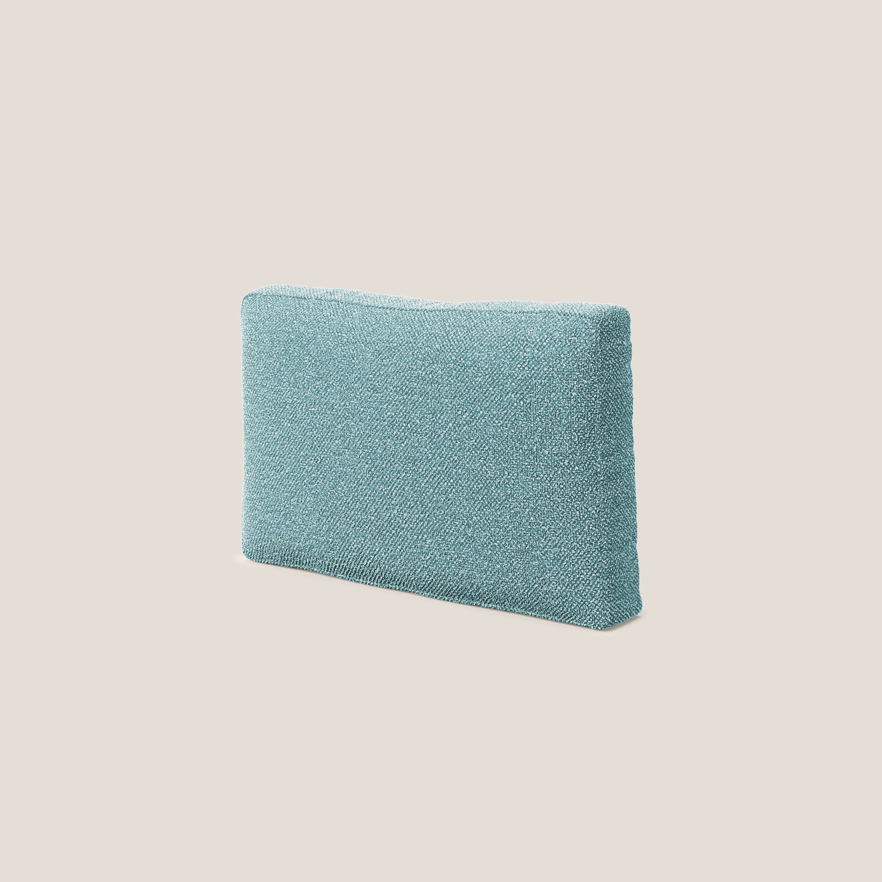 Nettuno cuscino schienale realizzato in tessuto bouclè impermeabile T07 azzurro - divani.store