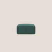 Nettuno modulo pouf in morbido tessuto bouclè T07 verde - divani.store