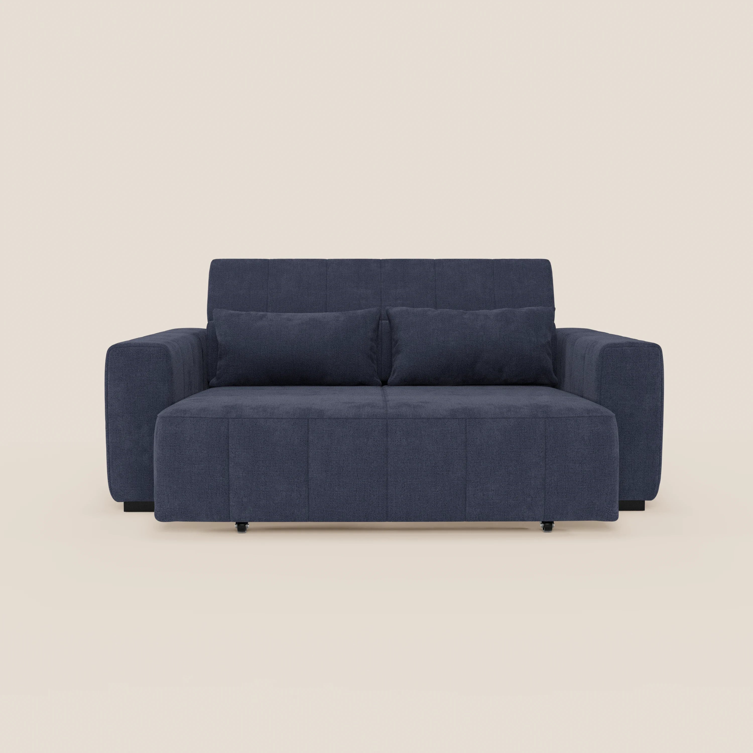 Doric divano 3 posti con sedute allungabili tramite relax elettrico - poggiatesta reclinabile in tessuto smacchiabile T23 - divani.store