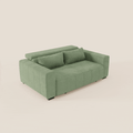 Doric divano 3 posti con sedute allungabili tramite relax elettrico - poggiatesta reclinabile in tessuto smacchiabile T23 - divani.store