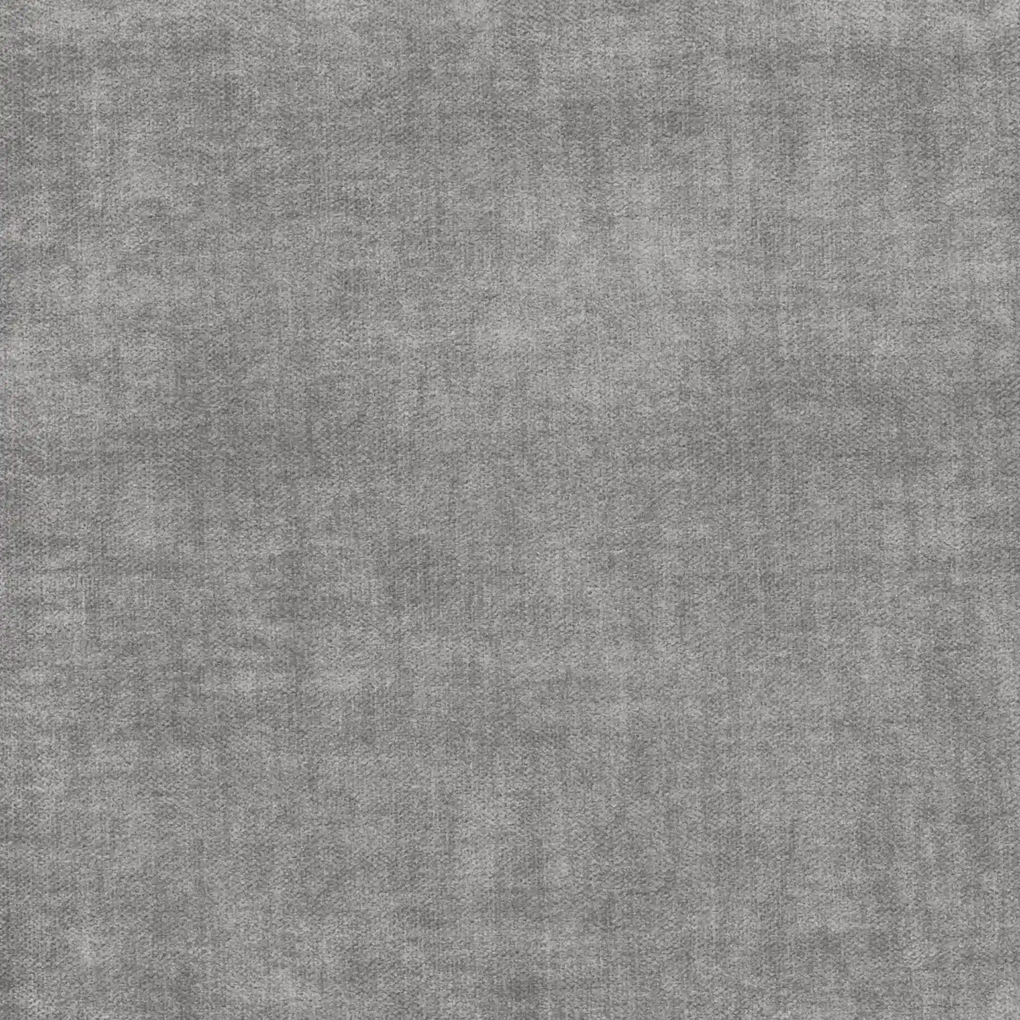 Tessuto grigio chiaro, smacchiabile e certificato Oeko-Tex, con una delicata trama intrecciata; ideale per il divano letto a 3 posti Maximus di Divani.Store con materasso ALTO 20 cm e i suoi poggiatesta reclinabili.