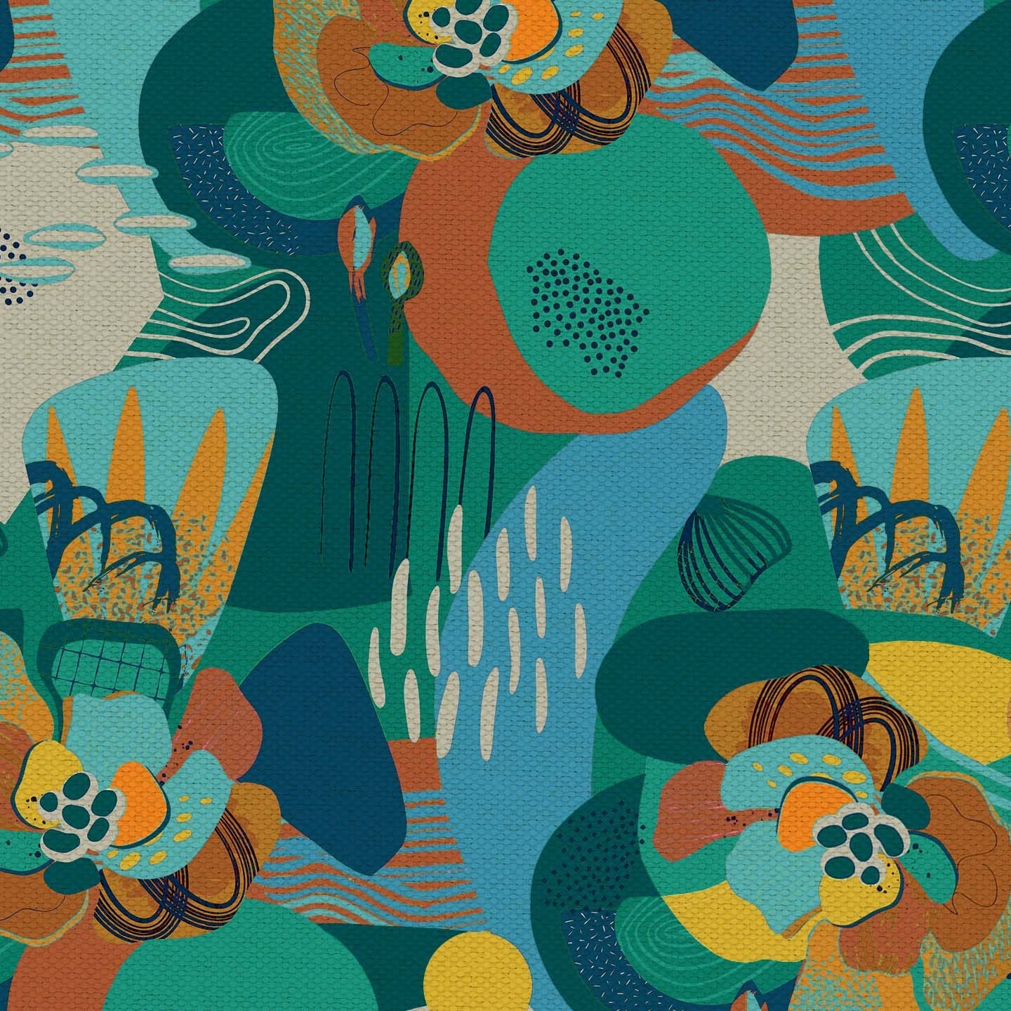 Joy collezione cuscini a fantasie multicolor in tessuto fresco cotone impermeabile