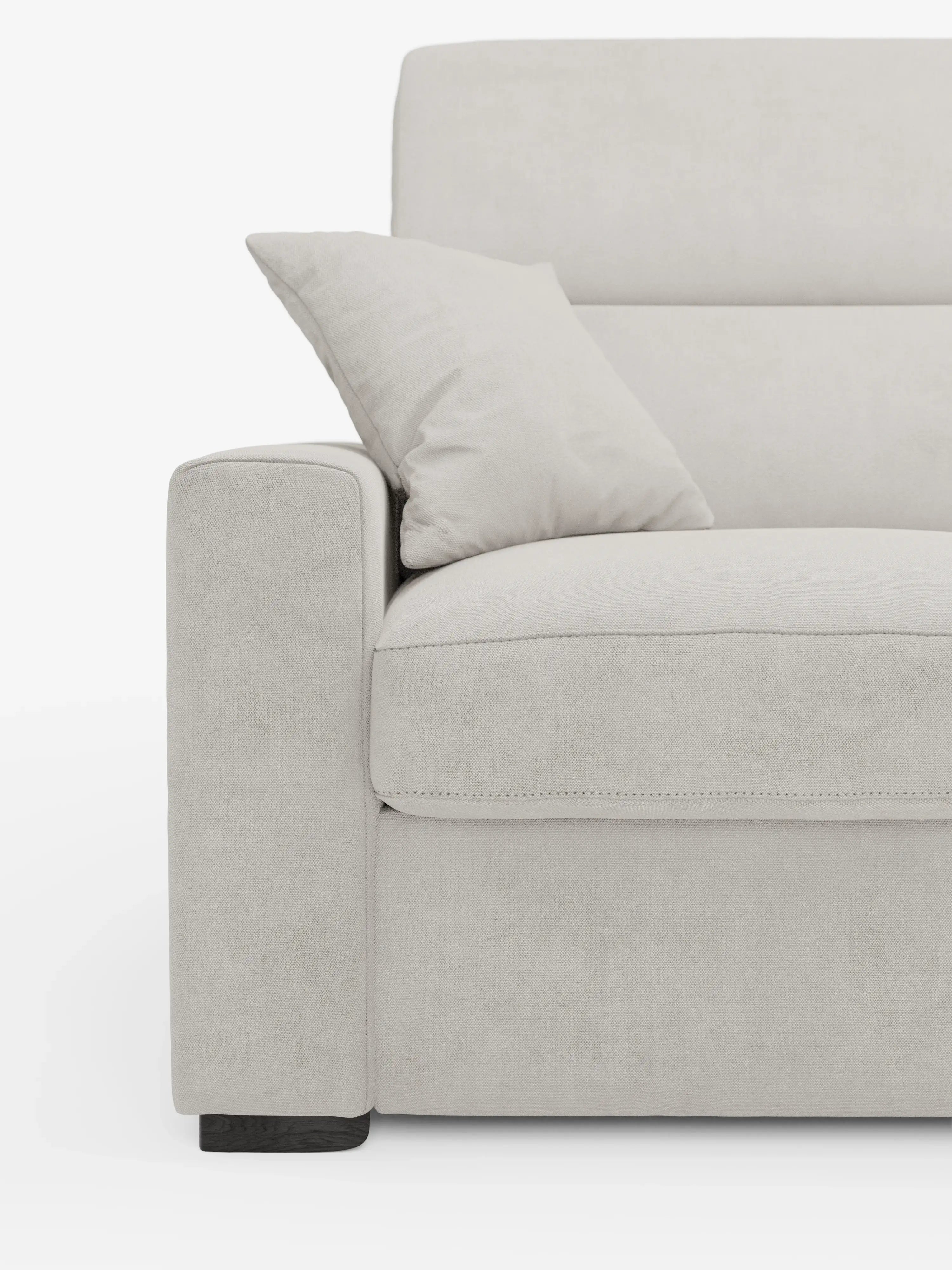 Maximus 3-seater sofa bed with 20 cm HIGH mattress - Adjustable headrests in stain-resistant Oeko-Tex fabric