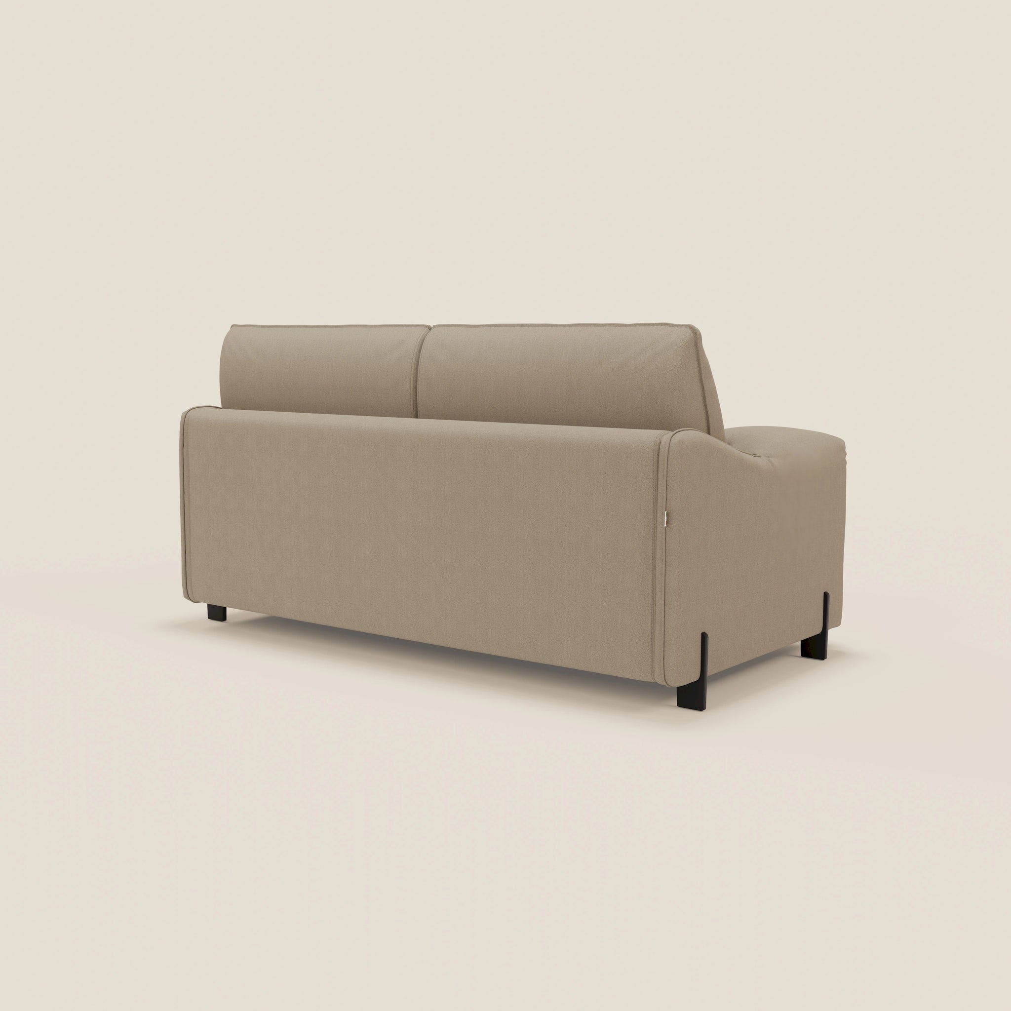 Primula divano letto con materasso alto 18 cm - braccioli mobili e tessuto smacchiabile T05