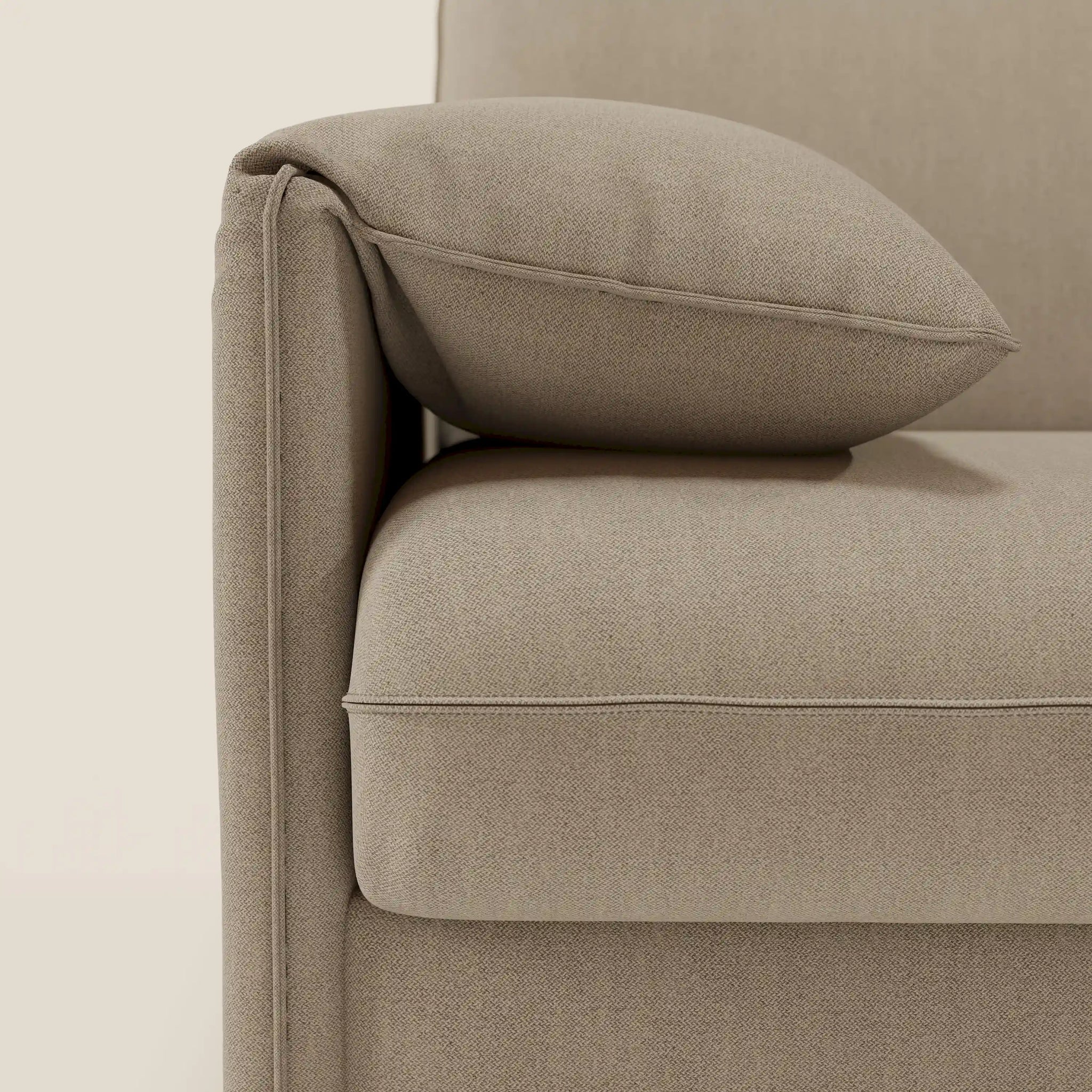 Primula divano letto con materasso alto 18 cm - braccioli mobili e tessuto smacchiabile T05