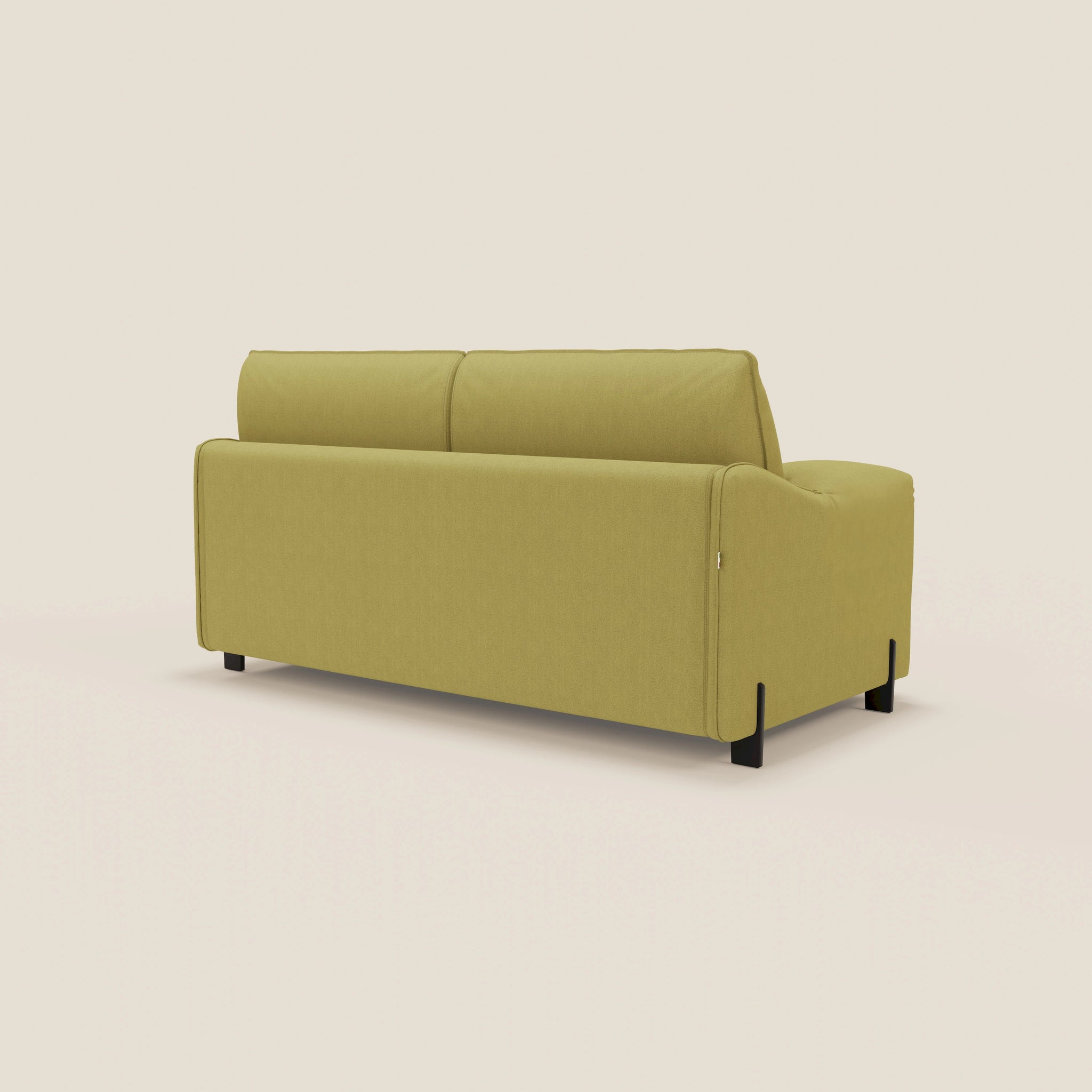 Primula divano letto con materasso alto 18 cm - braccioli mobili e tessuto smacchiabile T05