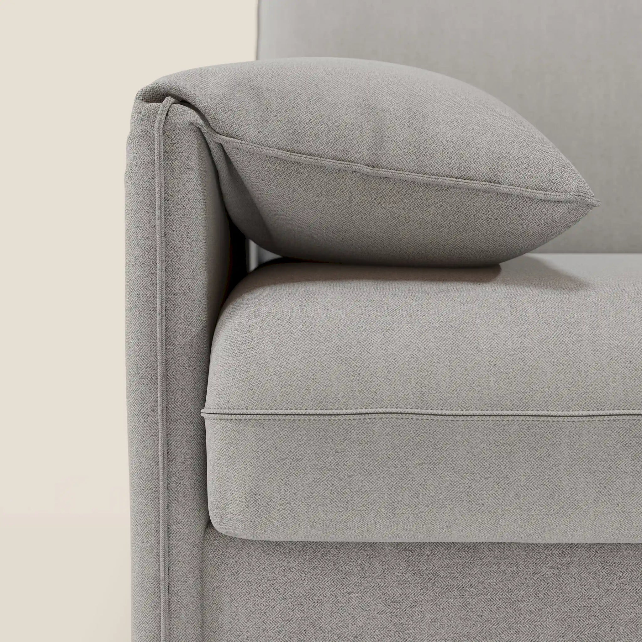 Primula divano letto con materasso alto 18 cm - braccioli mobili e tessuto smacchiabile T05