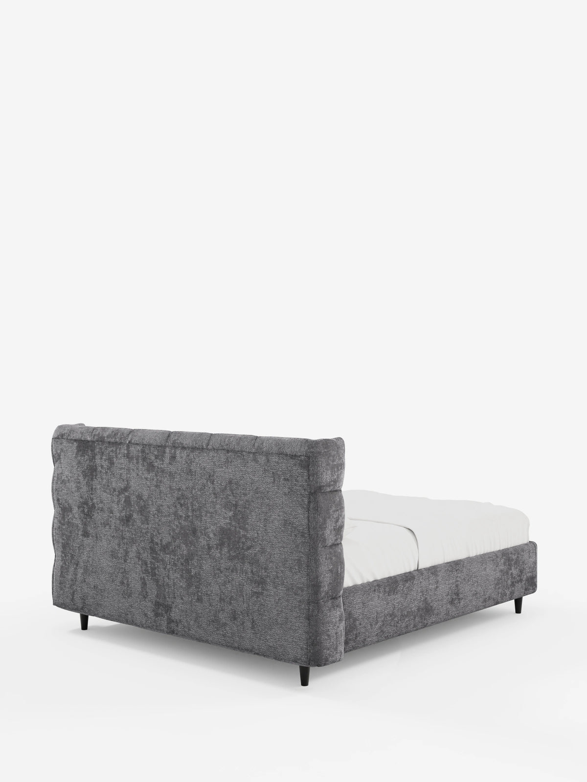 RAGNAR Cama canapé tapizada con arcón y cabecero capitoné envolvente de elegante tejido certificado Oeko-Tex®