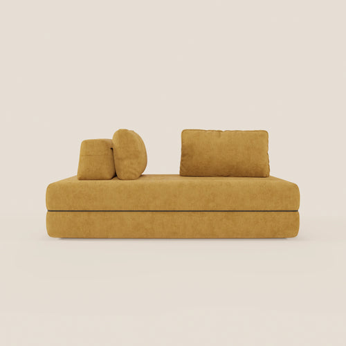 Rift divano letto matrimoniale 2 posti e 3 posti con schienali mobili - materasso alto 22 cm e memory foam in T31 - divani.store