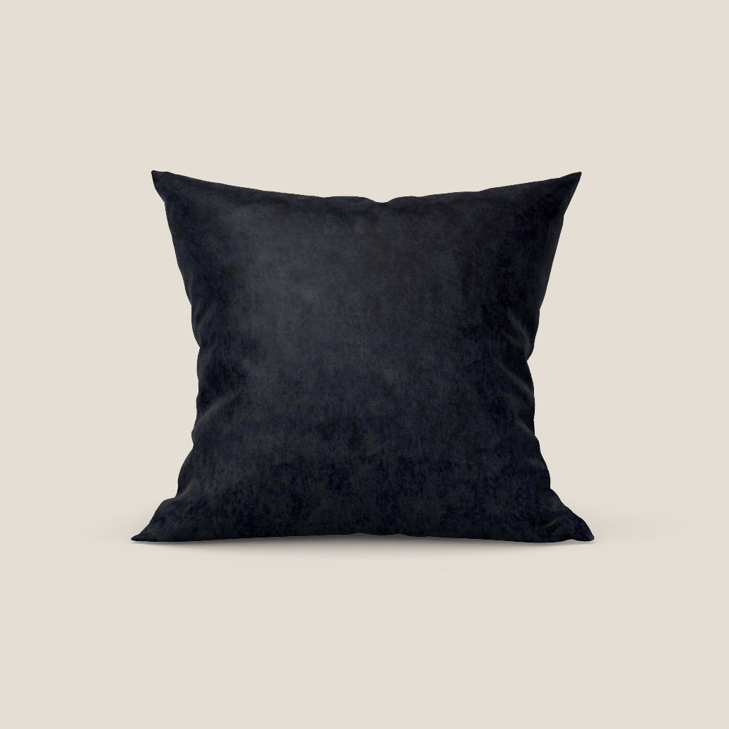 Cuscino Cilindrico Decorativo Elefante Nero 76x38 Cm - Tessuto Jacquard Indiano In Broccato E Seta - Solo Federa