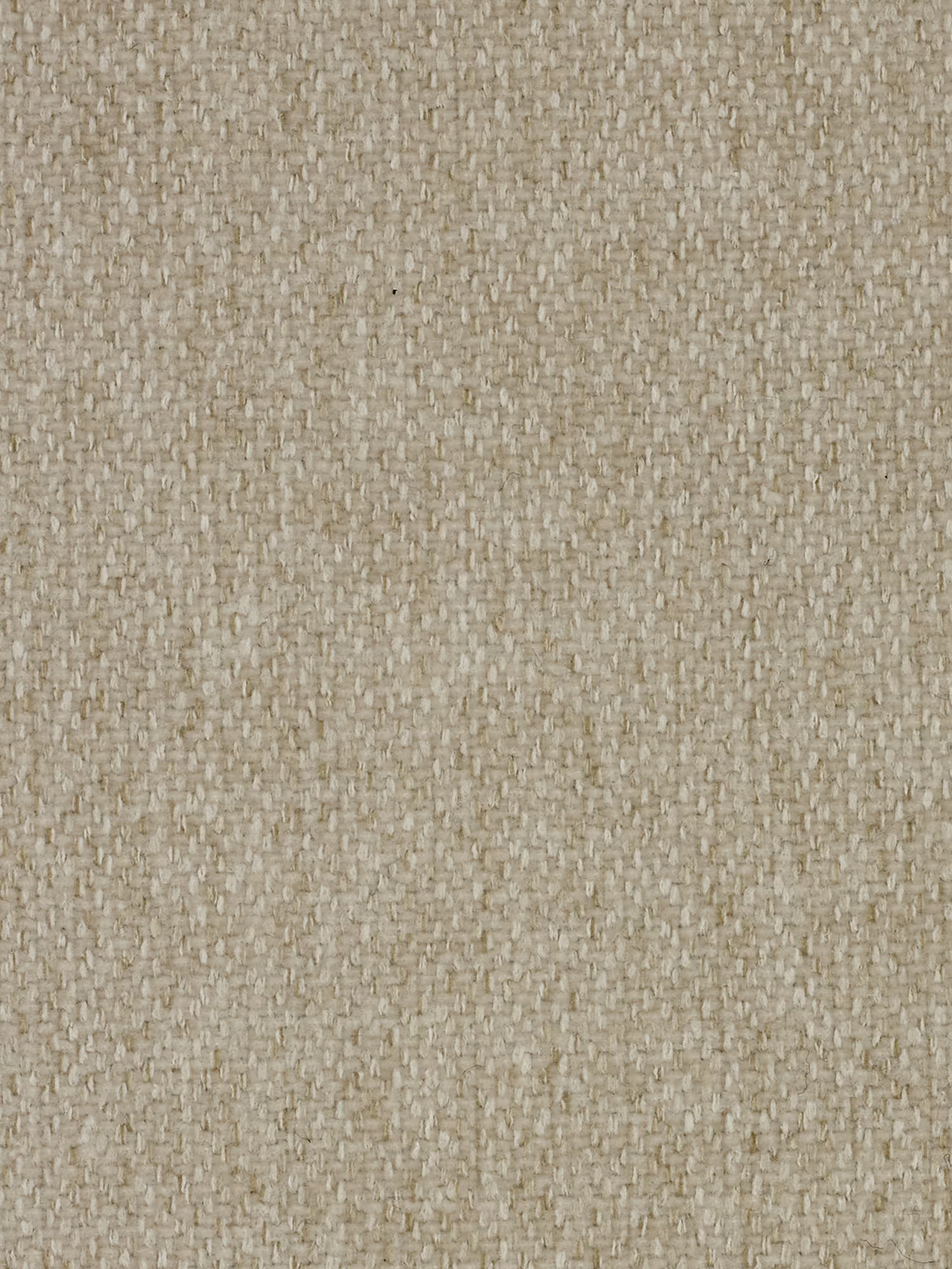 Primo piano del tessuto smacchiabile T23 utilizzato sul divano Doric a 3 posti con sedute allungabili tramite meccanismo relax elettrico e poggiatesta reclinabile di Divani.Store. Il tessuto intrecciato beige presenta una trama fitta e uniforme con una struttura visibile, che offre una superficie naturale e leggermente ruvida, perfetta per il design contemporaneo del divano. La tonalità neutra del beige tenue e la struttura resistente lo rendono la scelta ideale per un divano moderno e facile da pulire.