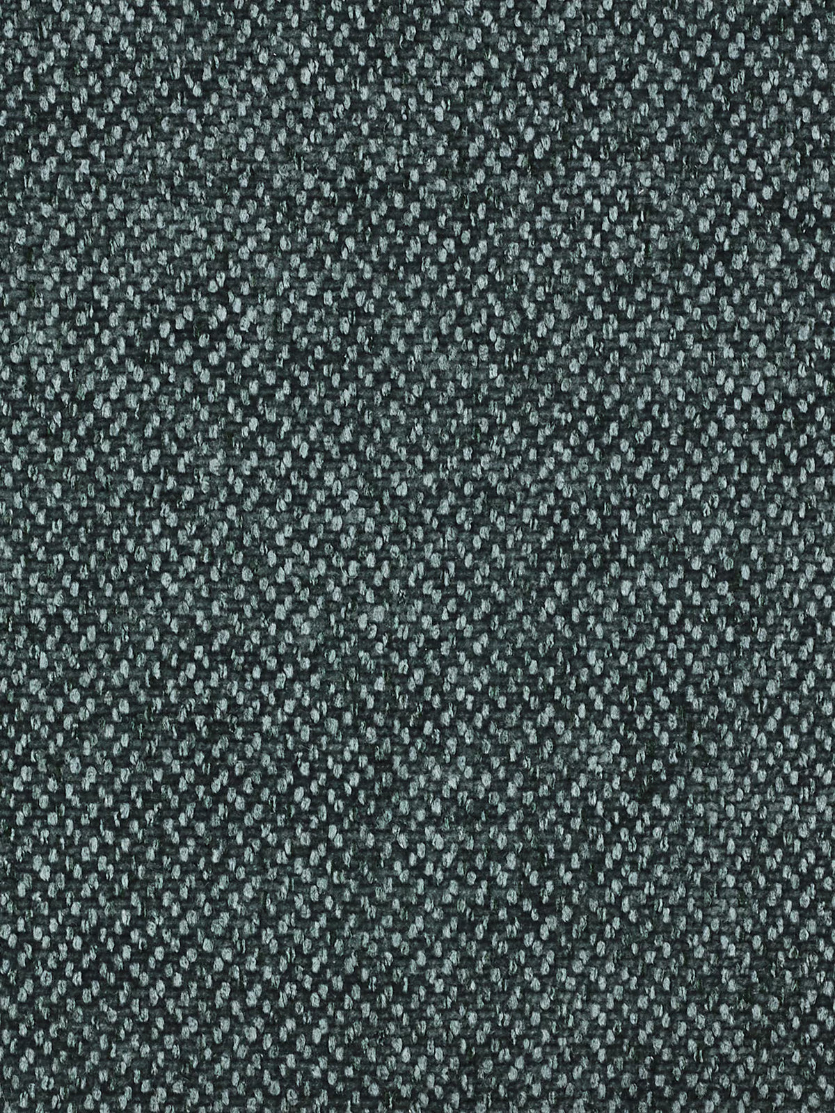Primo piano dettagliato del divano Michelangelo a 2 e 3 posti con sedute allungabili e poggiatesta reclinabili di Divani.Store, realizzato in tessuto bicolore smacchiabile T23 color grigio scuro. Il tessuto a trama fitta e testurizzata presenta piccoli puntini in rilievo di colore grigio chiaro su tutta la superficie, che creano un effetto screziato e conferiscono un aspetto resistente e leggermente ruvido: ideale per l’imbottitura o l’arredamento d’interni, si adatta perfettamente a valorizzare sia lo
