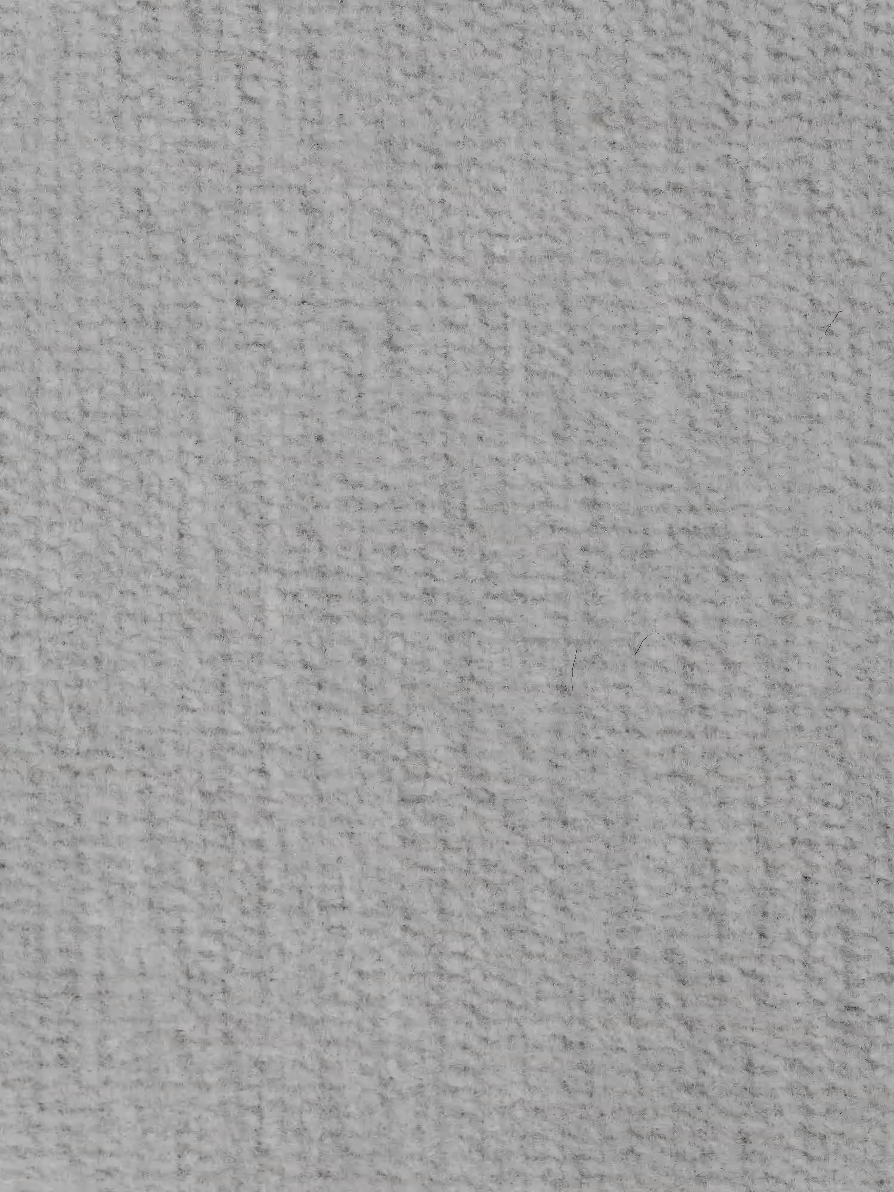 Primo piano del tessuto da rivestimento grigio chiaro e testurizzato della poltrona letto Rift con materasso alto 22 cm e memory foam di Divani.Store, caratterizzata da schienale rimovibile e tessuto T31 antimacchia. La trama visibile presenta un delicato motivo a griglia formato dall’intersezione di fili orizzontali e verticali. La superficie appare morbida, con una finitura leggermente sfocata e delicate variazioni di tonalità.