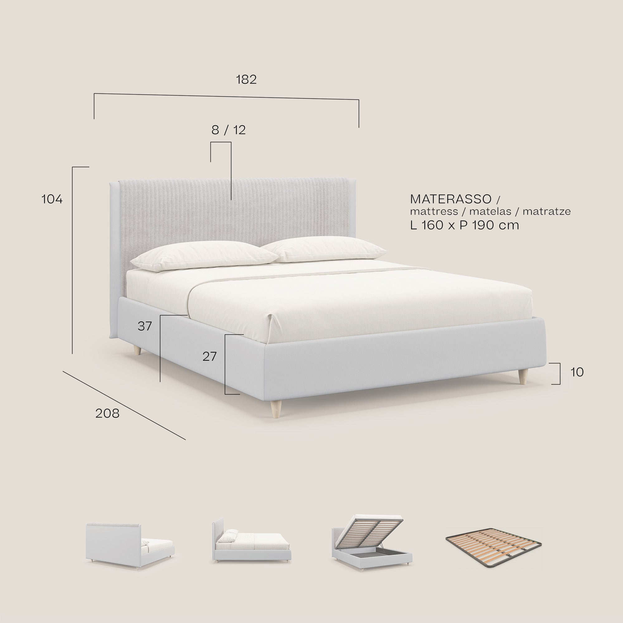 Una Piazza E Mezza Misura Letto Singolo Ikea Divano Letto Letto