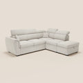 Il divano angolare reversibile Titano di Divani.Store, realizzato in tessuto smacchiabile Oeko-Tex®, è dotato di poggiatesta reclinabili, sedute ampie, penisola chaise longue, vano estraibile e pouf contenitore per garantire il massimo comfort e funzionalità.