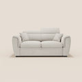 Il divano a 2 posti estraibile Titano di Divani.Store è dotato di poggiatesta reclinabili, tessuto antimacchia certificato Oeko-Tex®, morbidi cuscini e due cuscini decorativi. Il suo design compatto presenta braccioli arrotondati e gambe corte in legno scuro.