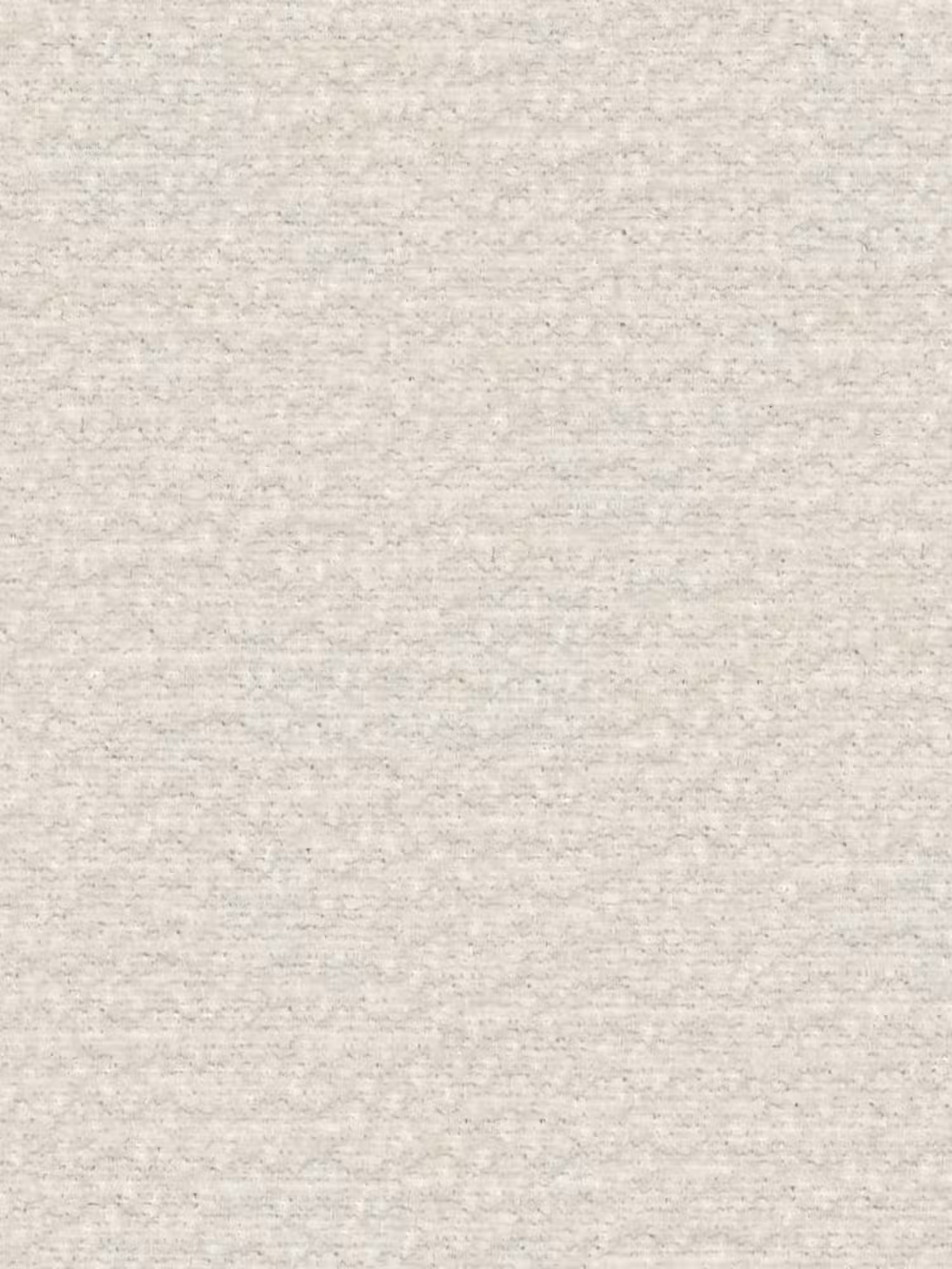 Un primo piano del tessuto in ciniglia beige chiaro della “Rovo Sedia con braccioli imbottita” di Divani.Store ne mette in risalto la delicata trama a griglia e l’aspetto morbido e uniforme, ideale per il design contemporaneo e per lo stile moderno della sedia, caratterizzata dallo schienale curvo e dalle gambe in metallo nero.