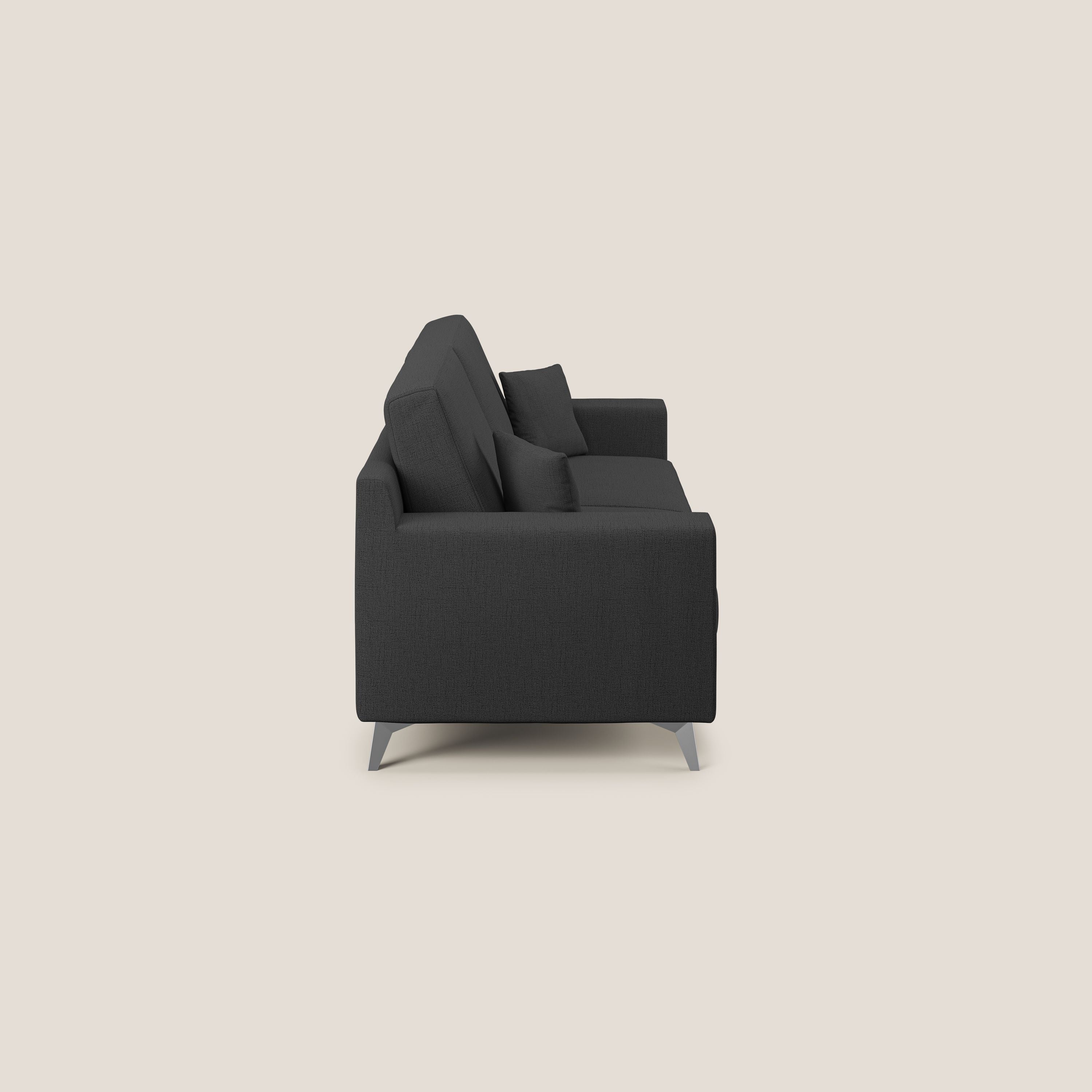 Michael Divano in tessuto impermeabile antimacchia T03 antracite - divani.store