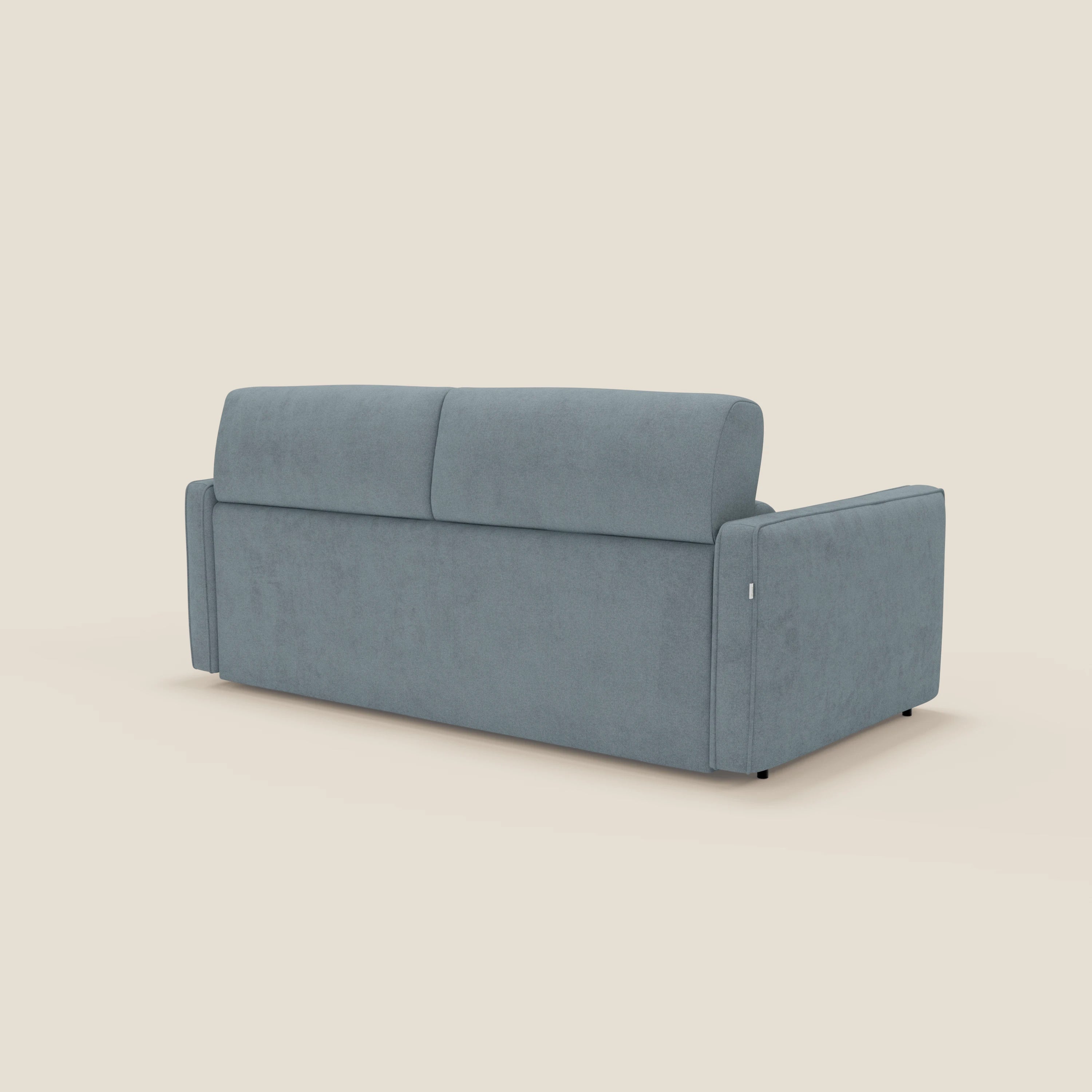 Nivon Divano letto moderno materasso H16 cm con poggiatesta in tessuto impermeabile T25 carta da zucchero