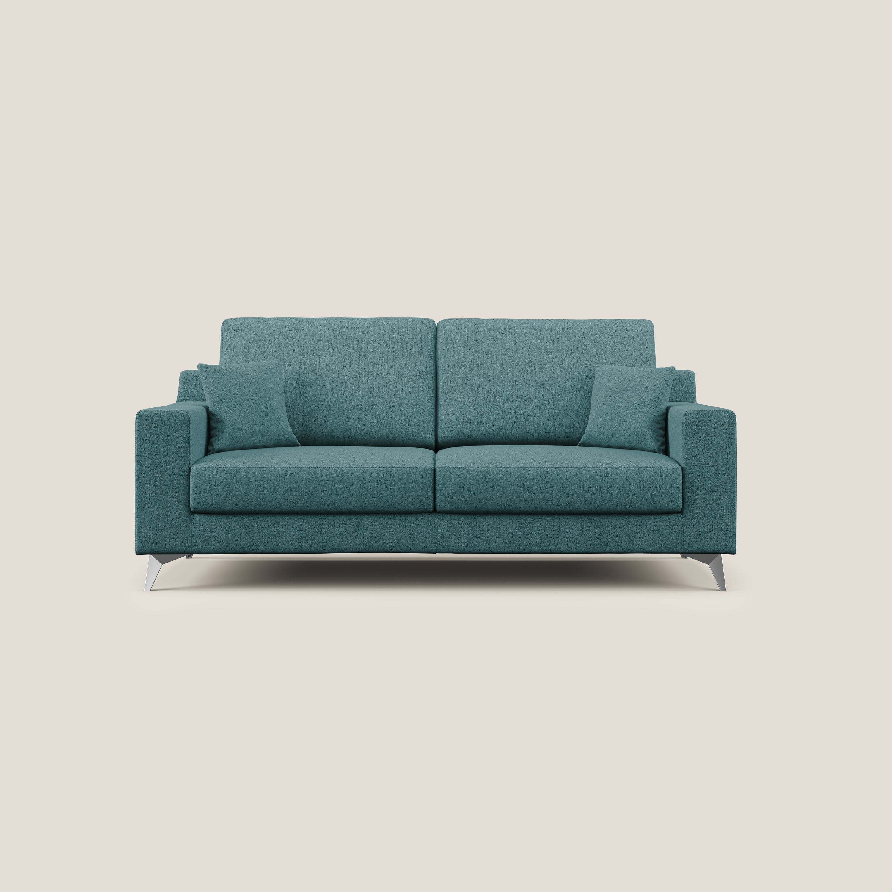 Michael Divano in tessuto impermeabile antimacchia T03 azzurro - divani.store