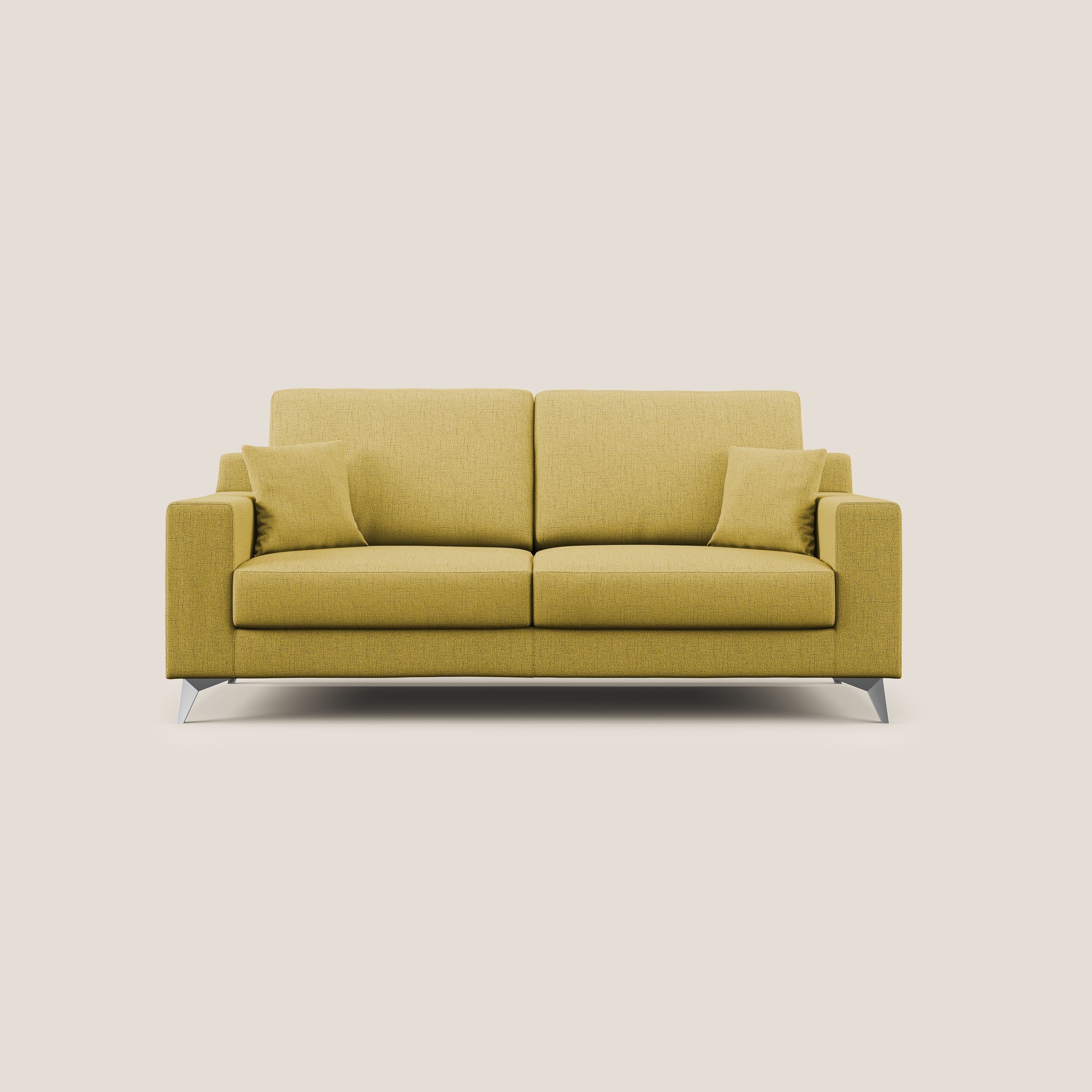 Michael Divano in tessuto impermeabile antimacchia T03 giallo - divani.store