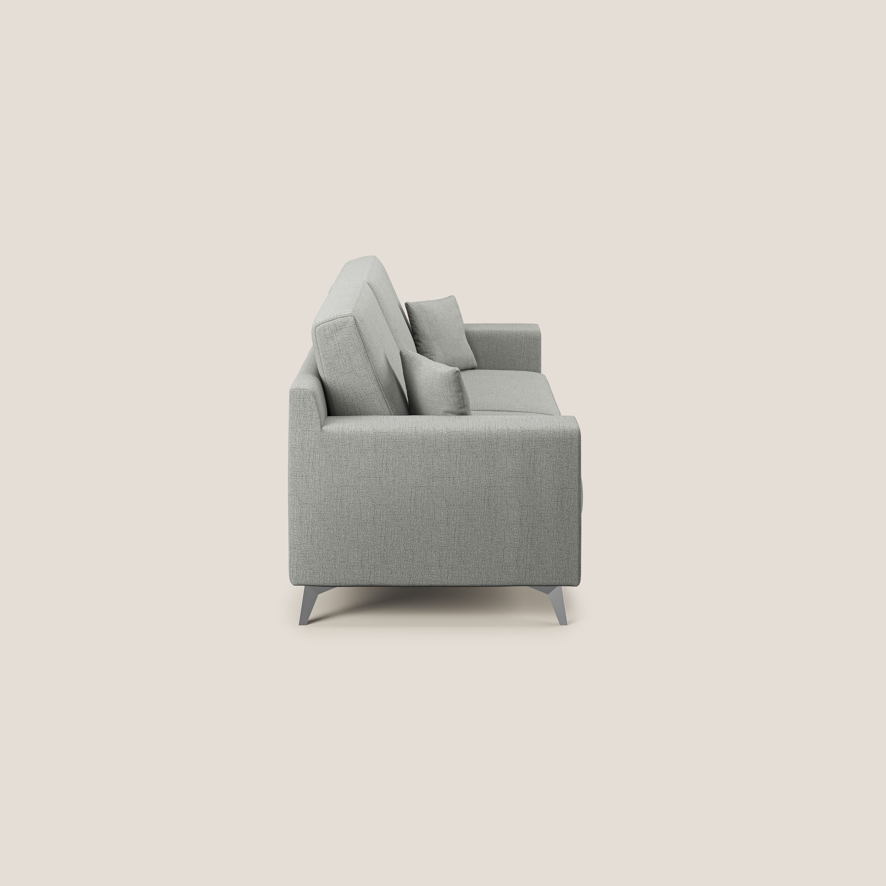Michael Divano in tessuto impermeabile antimacchia T03 grigio chiaro - divani.store