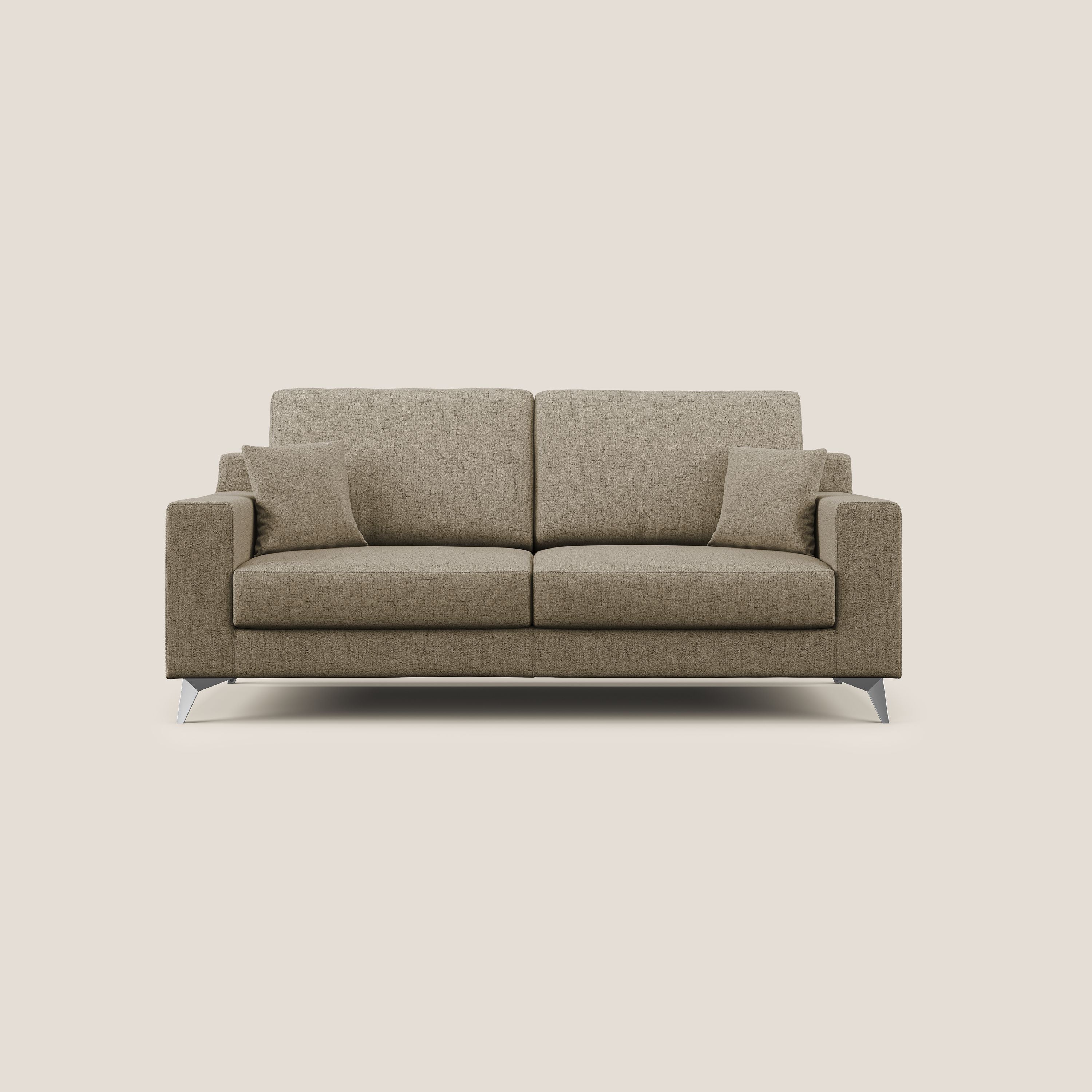 Michael Divano in tessuto impermeabile antimacchia T03 marrone - divani.store